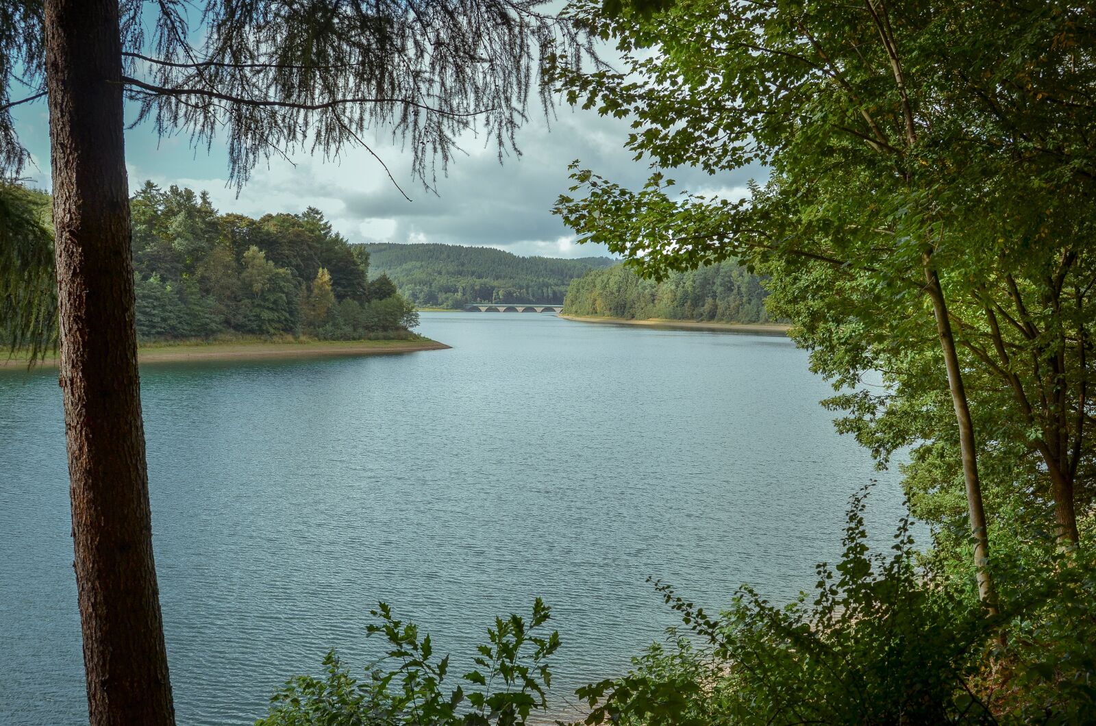 Nikon D7000 sample photo. Dam, reservoir, lüdenscheid photography