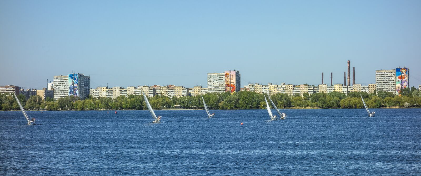 Sony Cyber-shot DSC-RX100 sample photo. Dnieper, water yachts photography