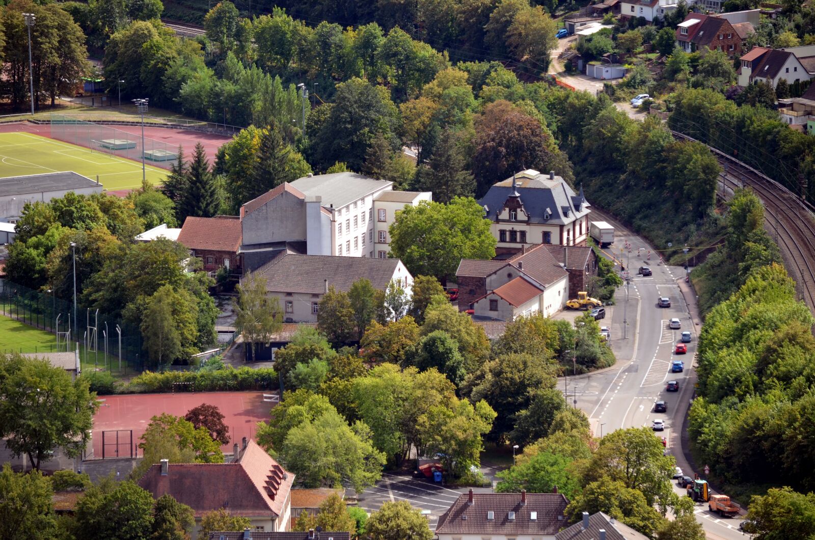 Nikon D5100 sample photo. Town, village, houses photography