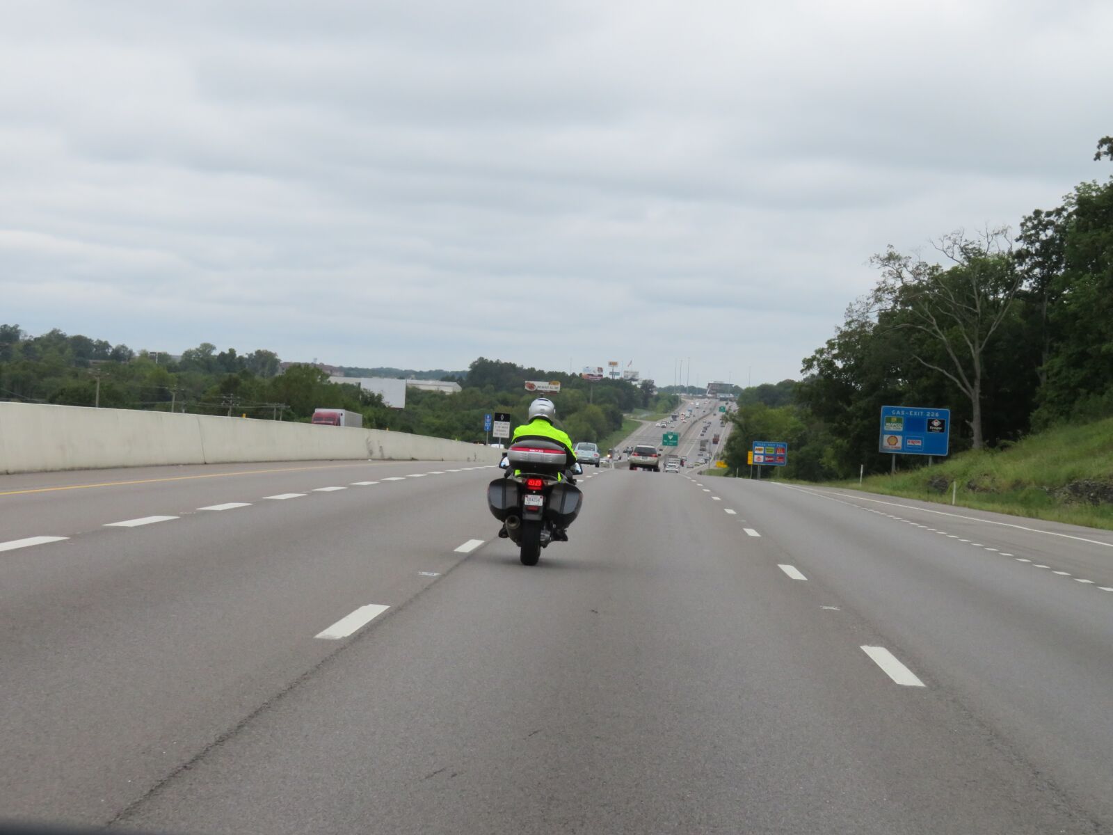 Canon PowerShot SX720 HS sample photo. Motorcycle, highway, motorbike photography