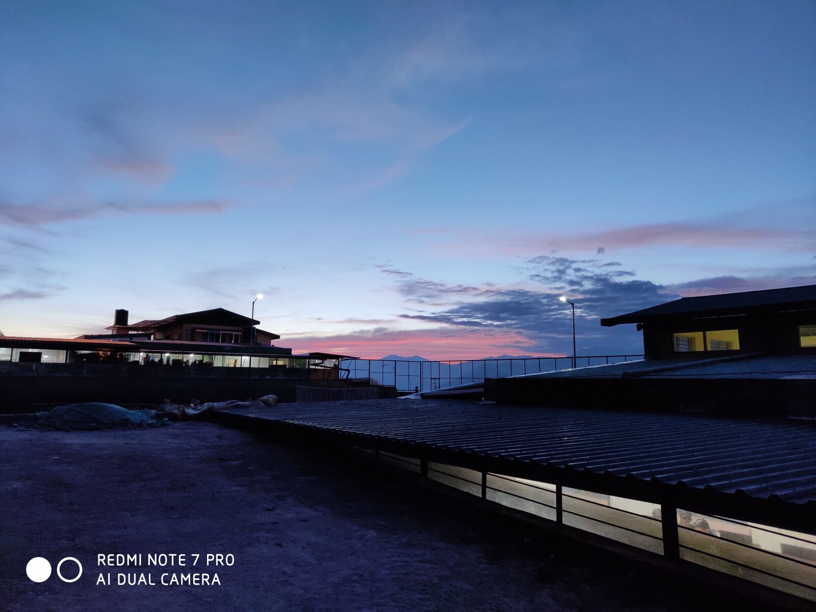 Xiaomi Redmi Note 7 Pro sample photo. Sunset, clouds, evening photography