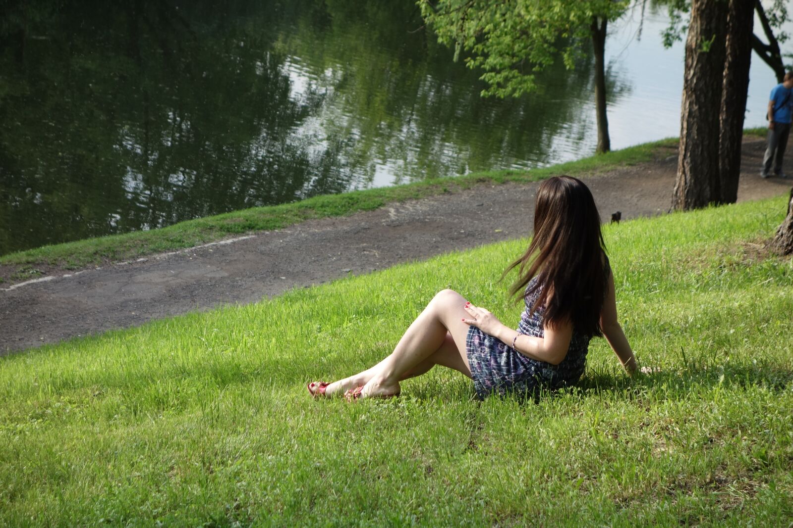 Sony Cyber-shot DSC-RX100 sample photo. Girl, nature, park photography