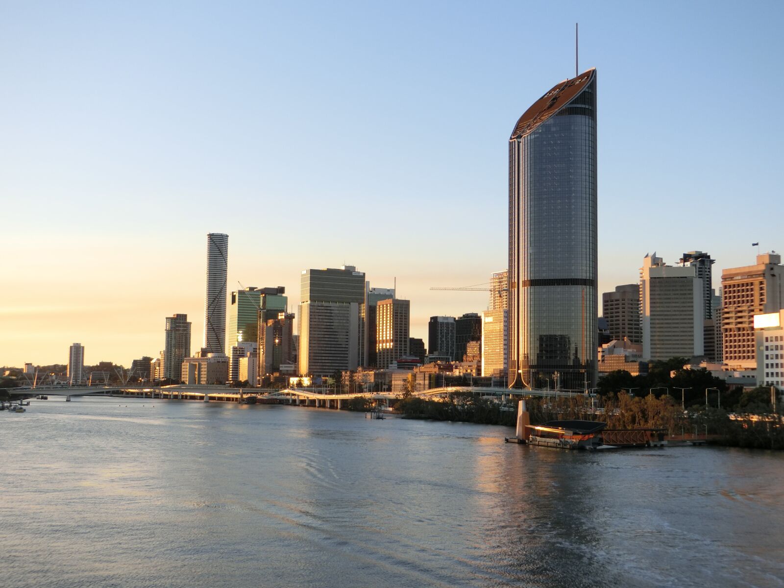 CASIO EX-ZR850 sample photo. Brisbane, sunset, city photography