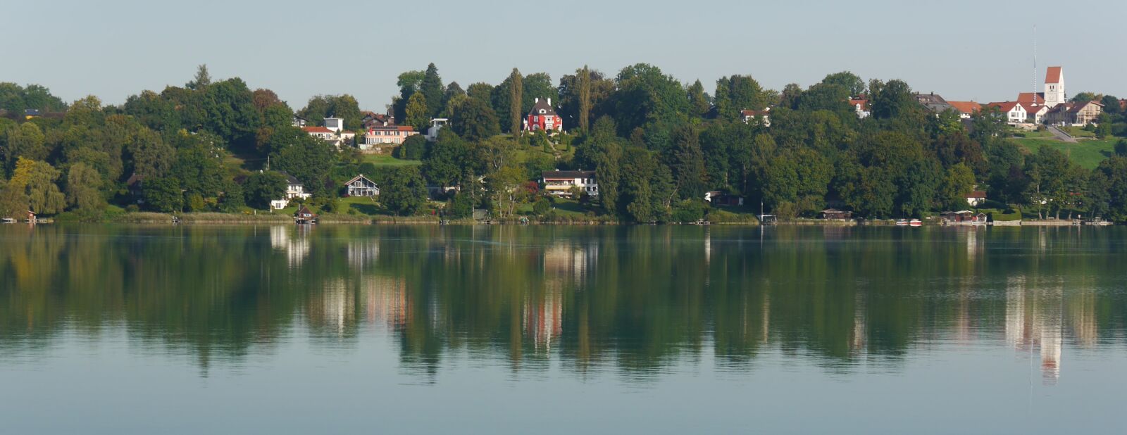 Panasonic Lumix DMC-G6 sample photo. Pilsensee, panoramic picture, waters photography