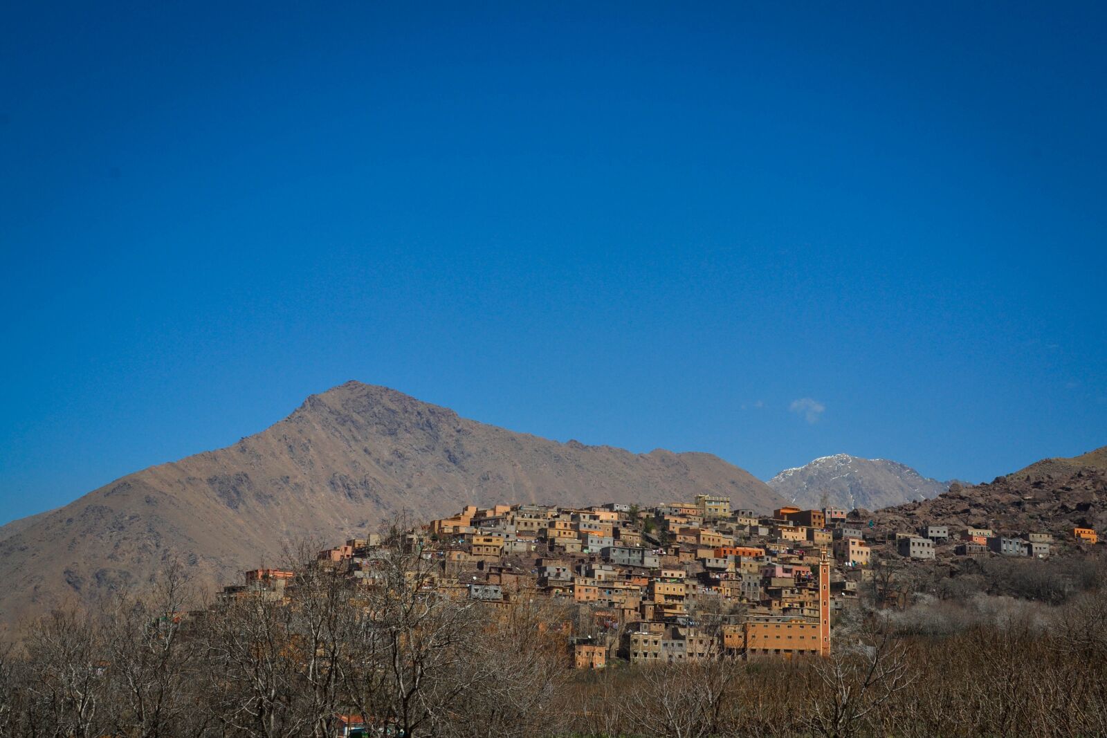 Nikon D3100 sample photo. Mountain village, morocco, sky photography