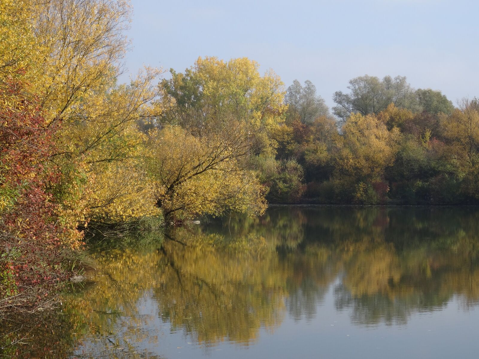 Sony Cyber-shot DSC-HX50V sample photo. Altbach, age neckararm, autumn photography