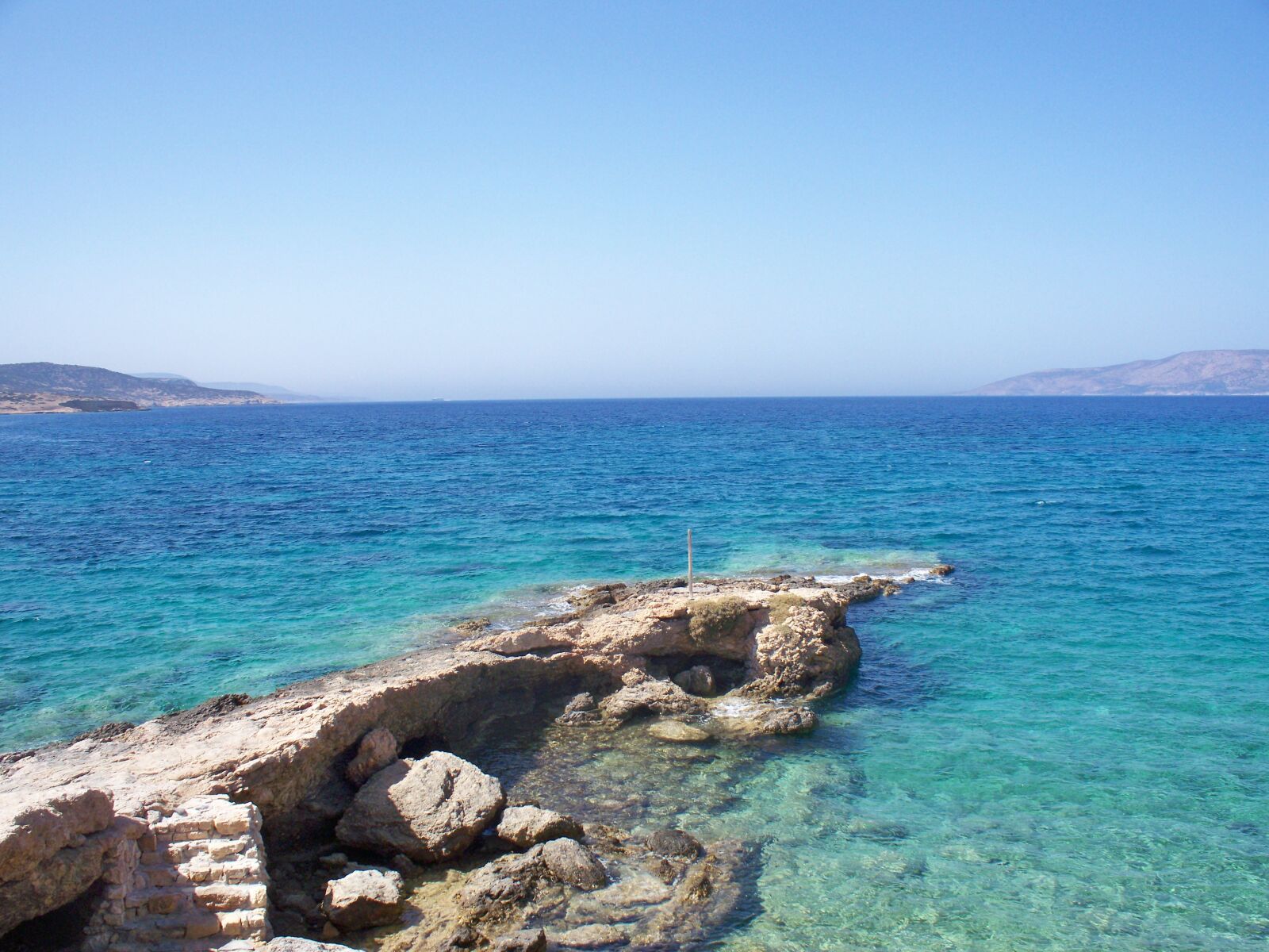 Kodak EASYSHARE Z1485 IS DIGITAL CAMERA sample photo. Greece, aegean, sea photography
