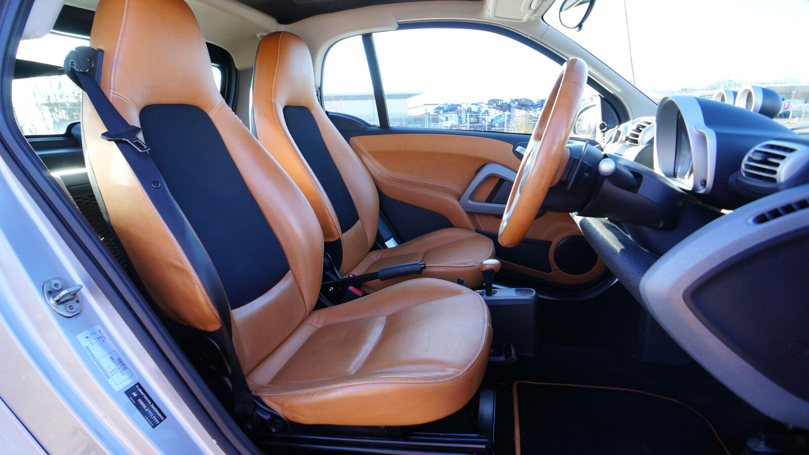 Sony E 16mm F2.8 sample photo. Car, interior, leather, seats photography