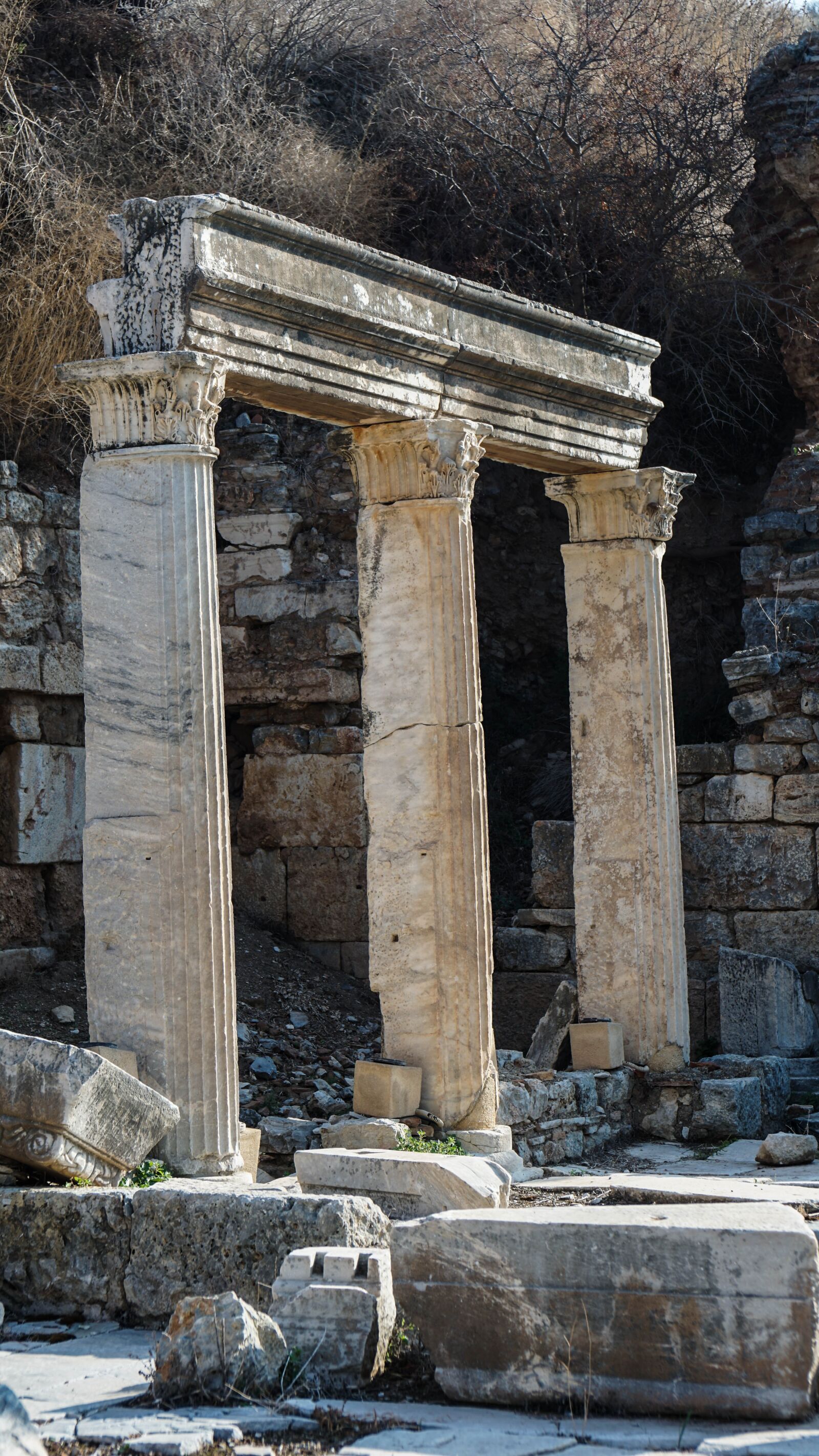 Sony a6000 + Sony Vario-Tessar T* E 16-70mm F4 ZA OSS sample photo. Ephesus, turkey, stone photography