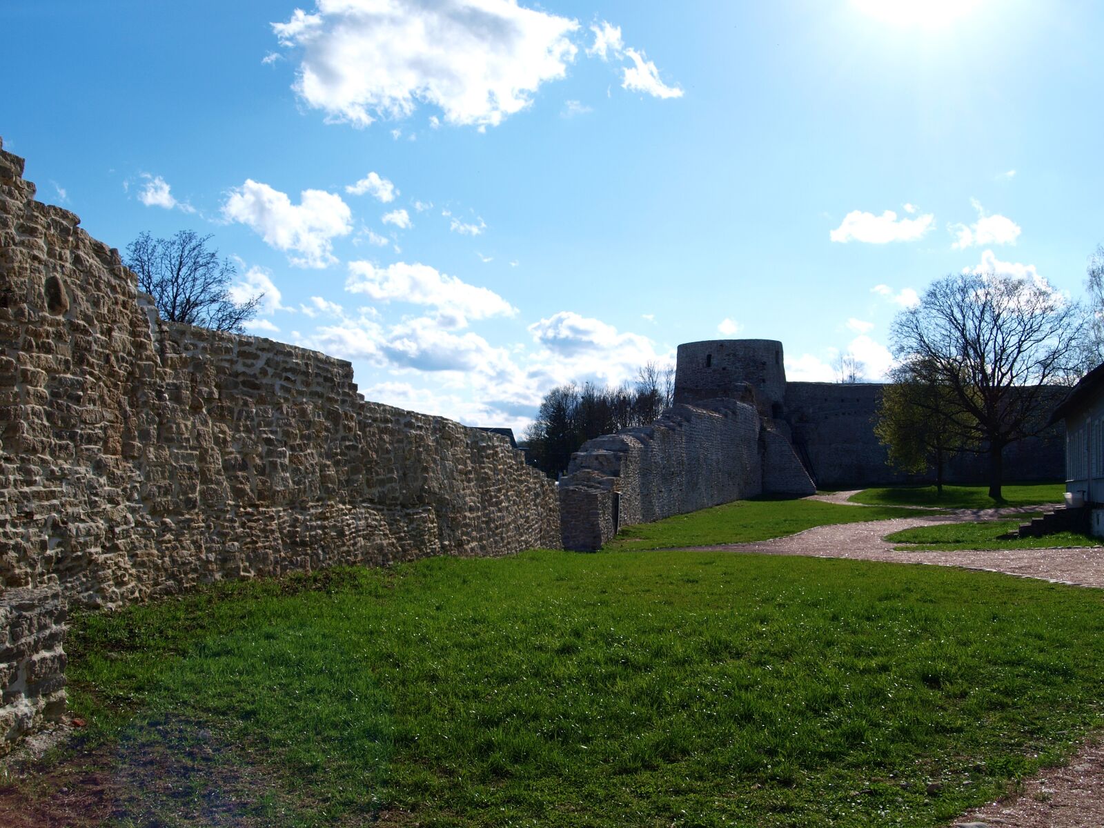 Olympus E-420 (EVOLT E-420) sample photo. Izborsk, fortress, inside view photography