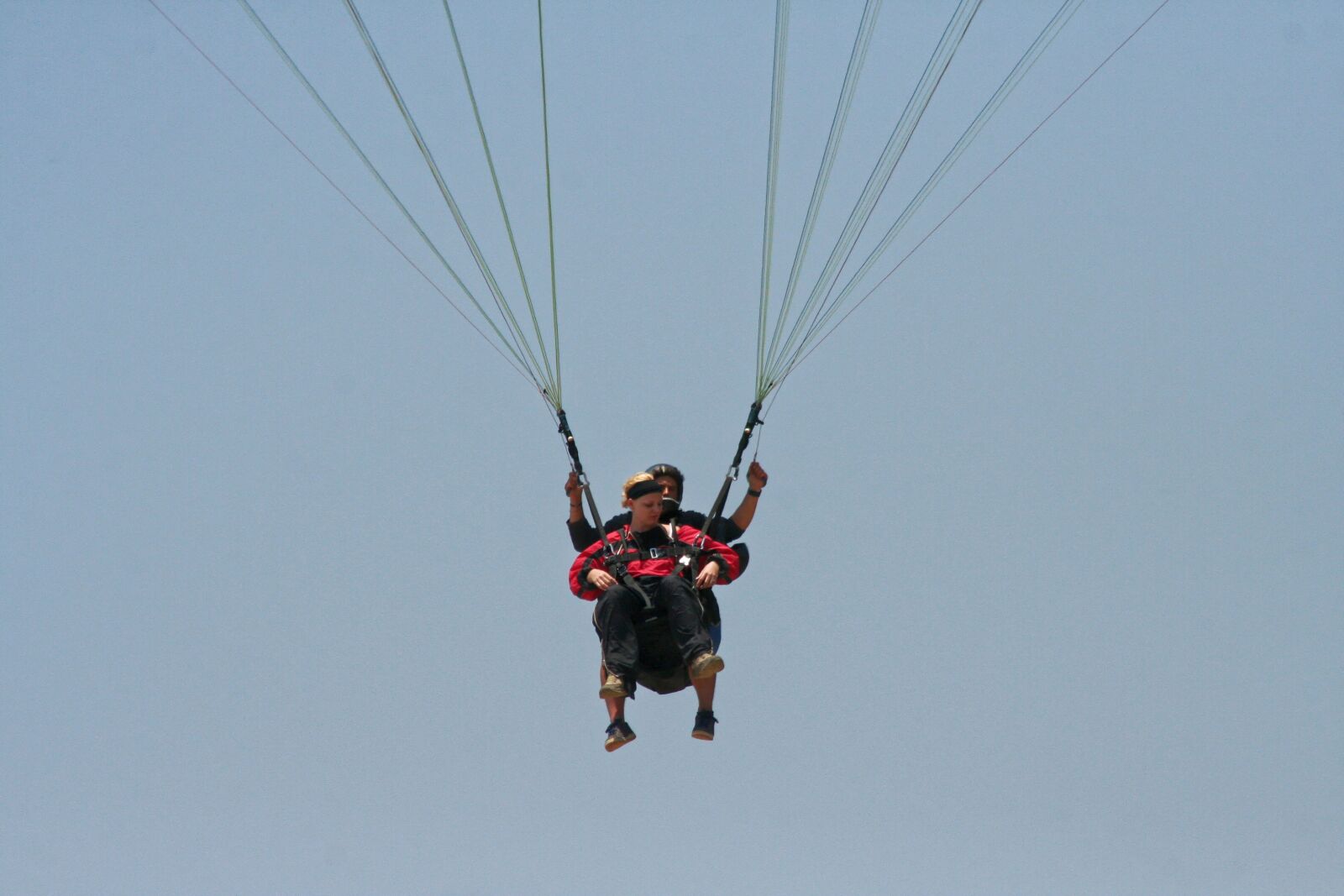 Canon EOS 350D (EOS Digital Rebel XT / EOS Kiss Digital N) sample photo. Paragliding, parachute, sky photography