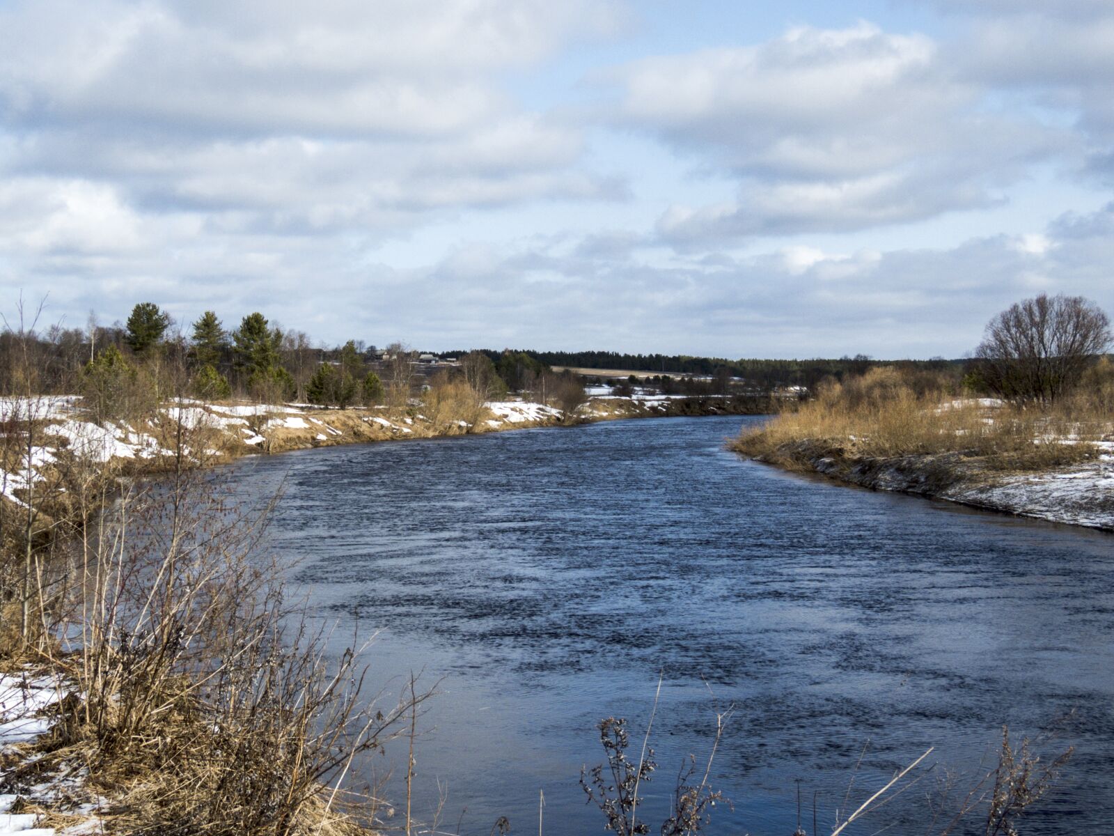 Canon PowerShot SX60 HS sample photo. River, sky, clouds photography
