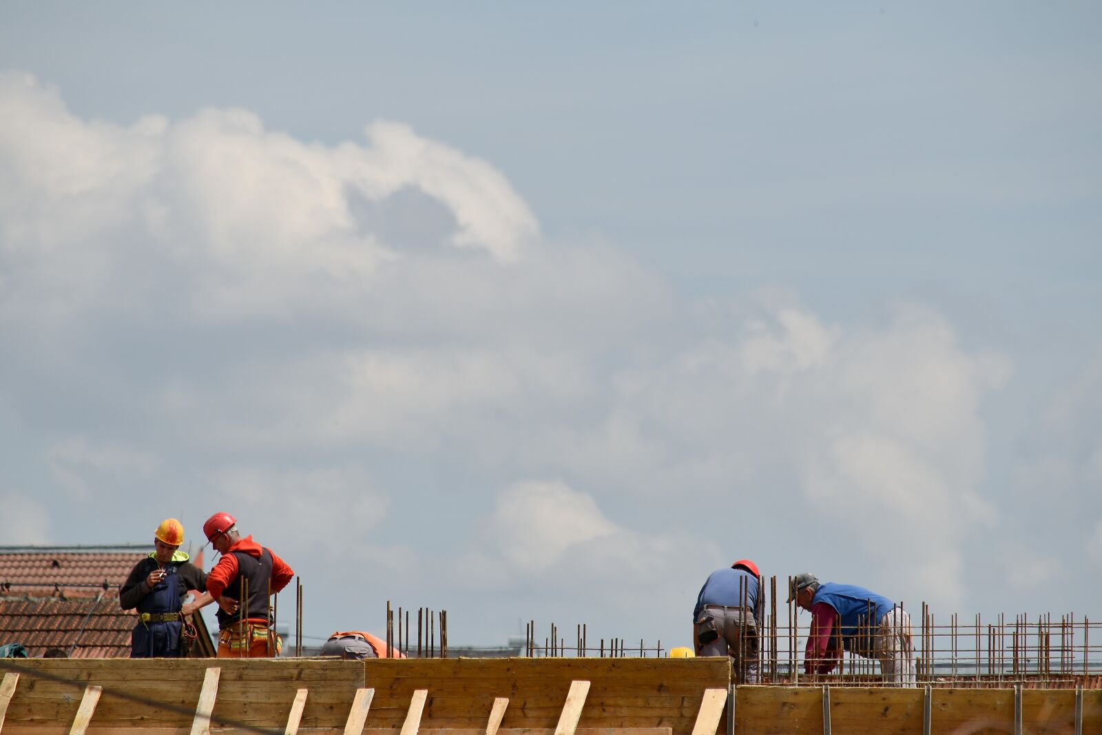 Nikon D5500 sample photo. Construction, construction worker, working photography