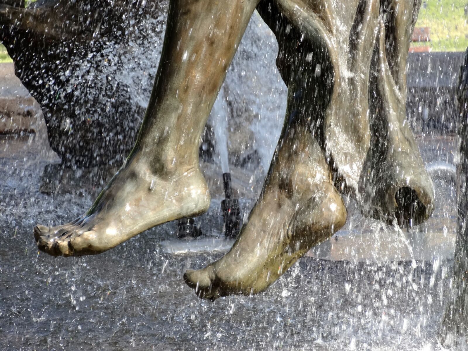 Sony Cyber-shot DSC-HX20V sample photo. Fontanna ptop, bydgoszcz, fountain photography