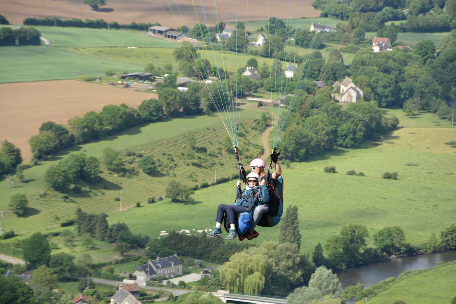 Nikon D5200 sample photo. Paragliding, paragliding bis place photography