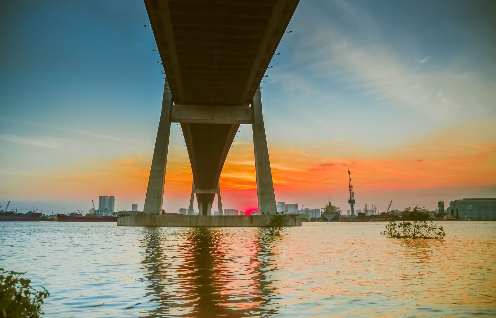 Nikon D5100 sample photo. Bridge, high, architecture photography