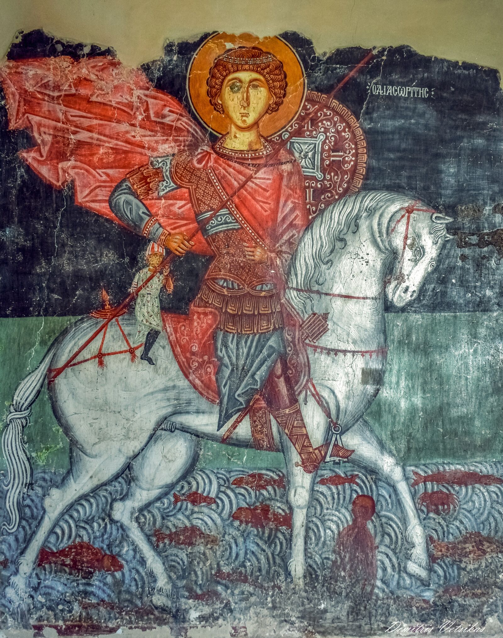 Nikon D3300 sample photo. Painting, saint, church photography