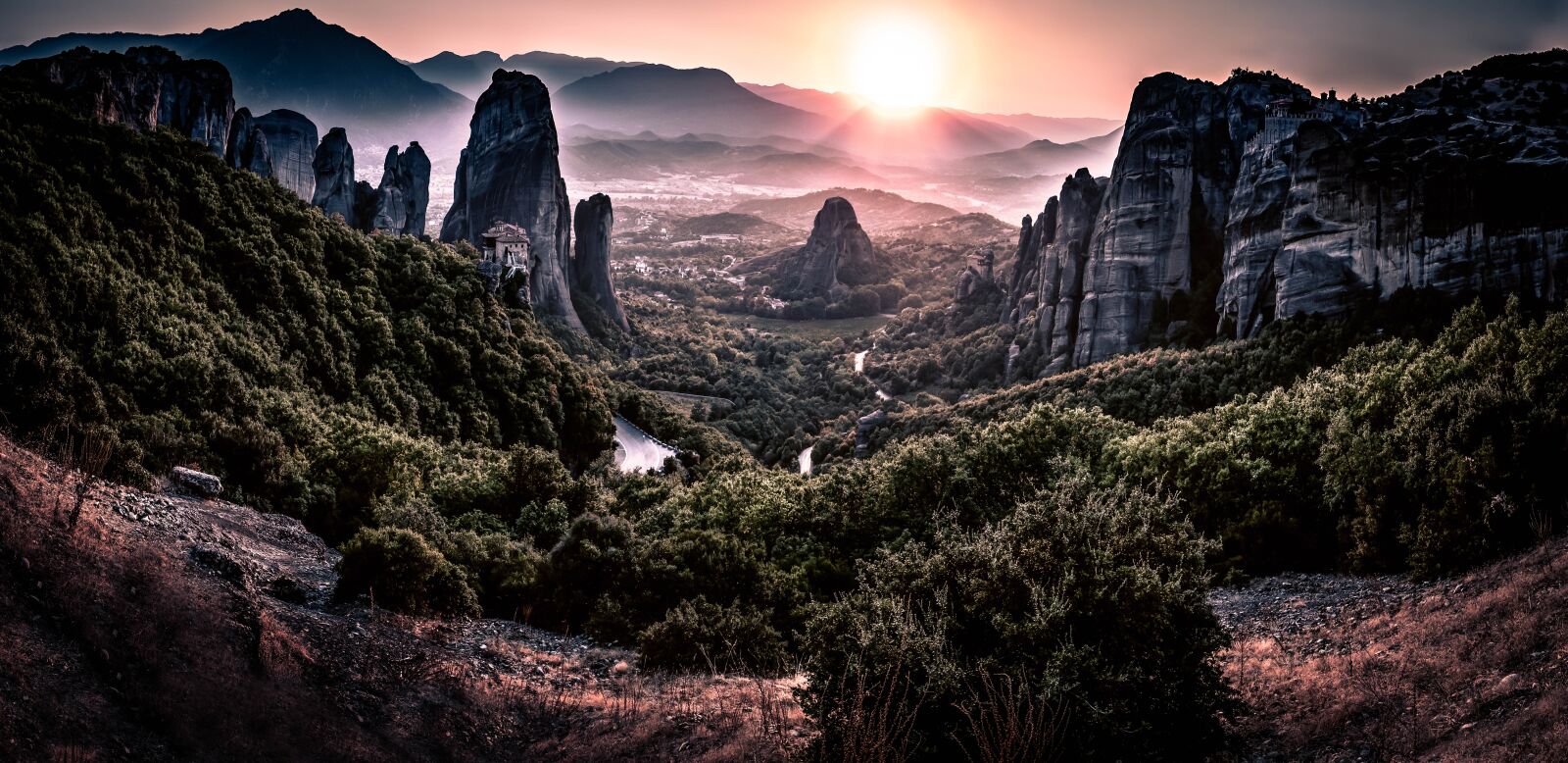 Fujifilm X-H1 + Fujifilm XF 16mm F1.4 R WR sample photo. Meteora, rocks, kalambaka photography