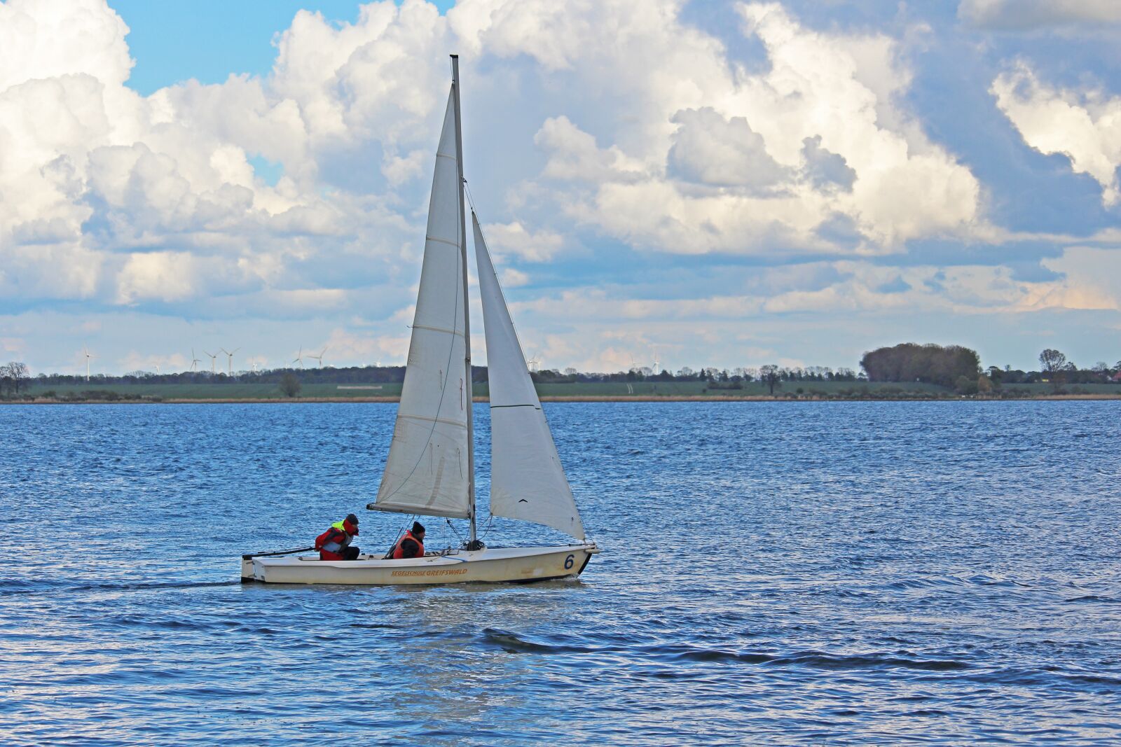 Canon EF-S 55-250mm F4-5.6 IS STM sample photo. Sailing school, greifswald, germany photography