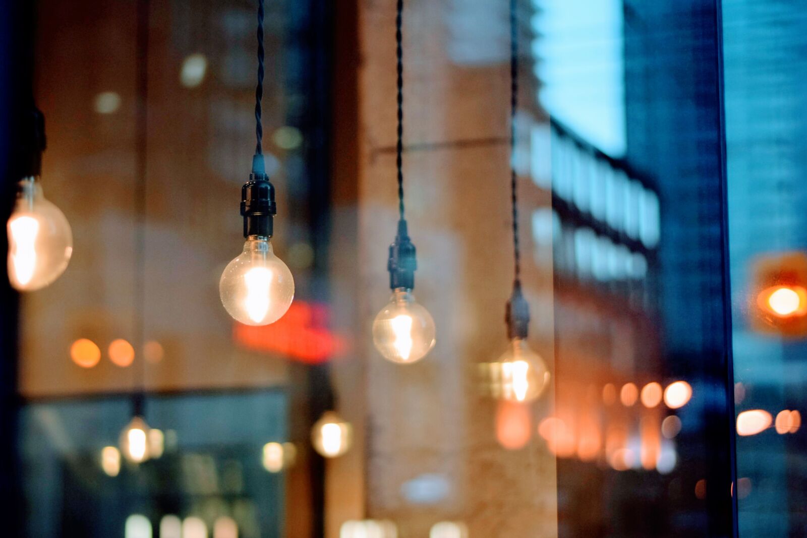 Nikon D3300 sample photo. Lamps, light bulbs, blur photography