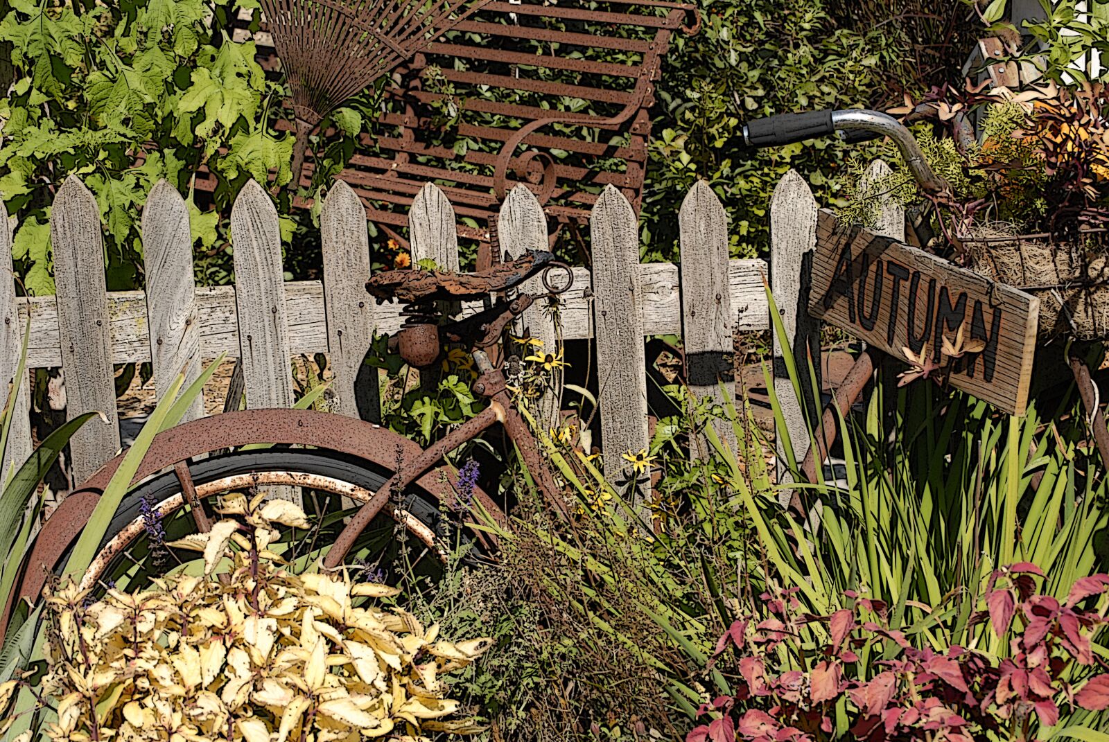 Nikon D200 sample photo. Bike, antique, rustic photography