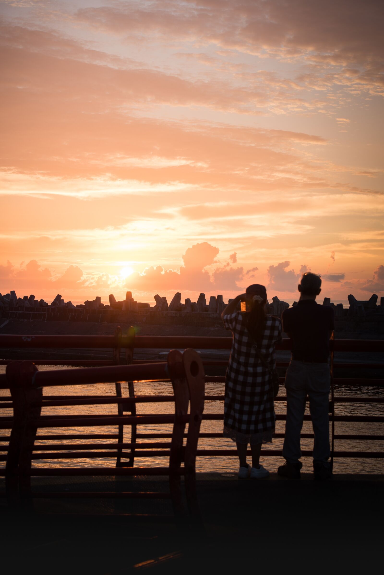 Nikon D810 sample photo. Sunrise, taiwan, hualien photography