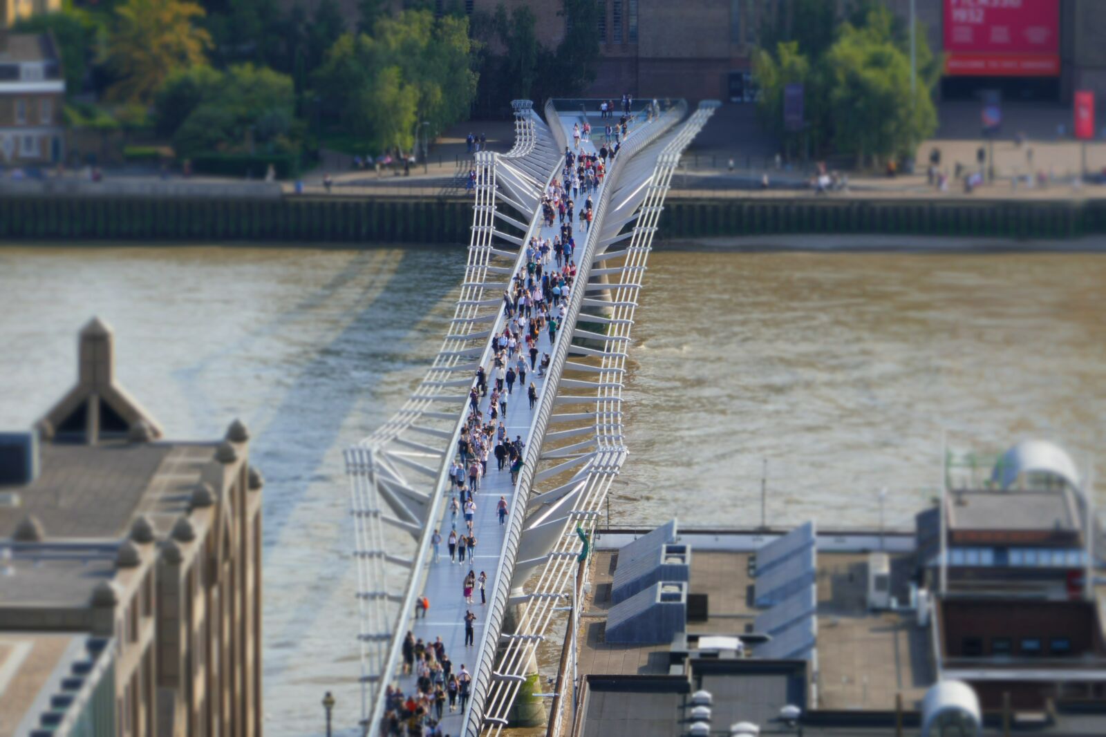 Panasonic DMC-TZ101 sample photo. London, bridge, wobbly photography
