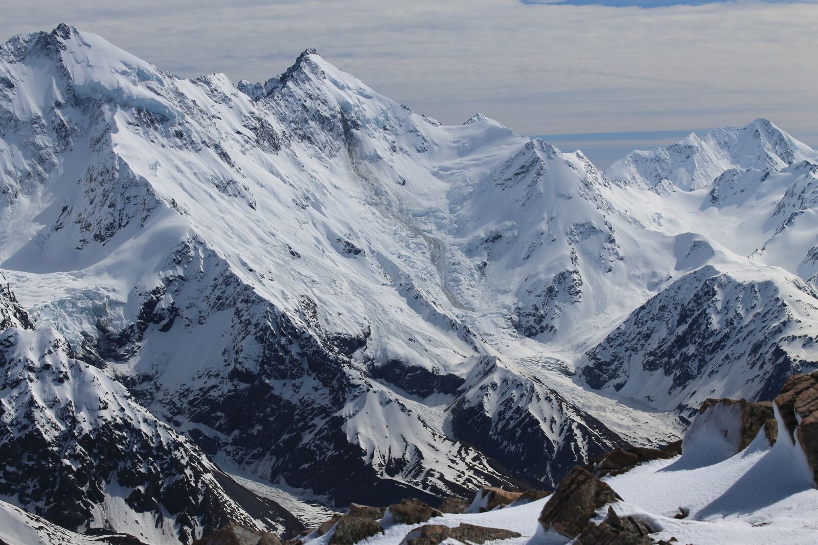Canon EF 70-300mm F4-5.6 IS USM sample photo. Mountains, landscape, snow photography