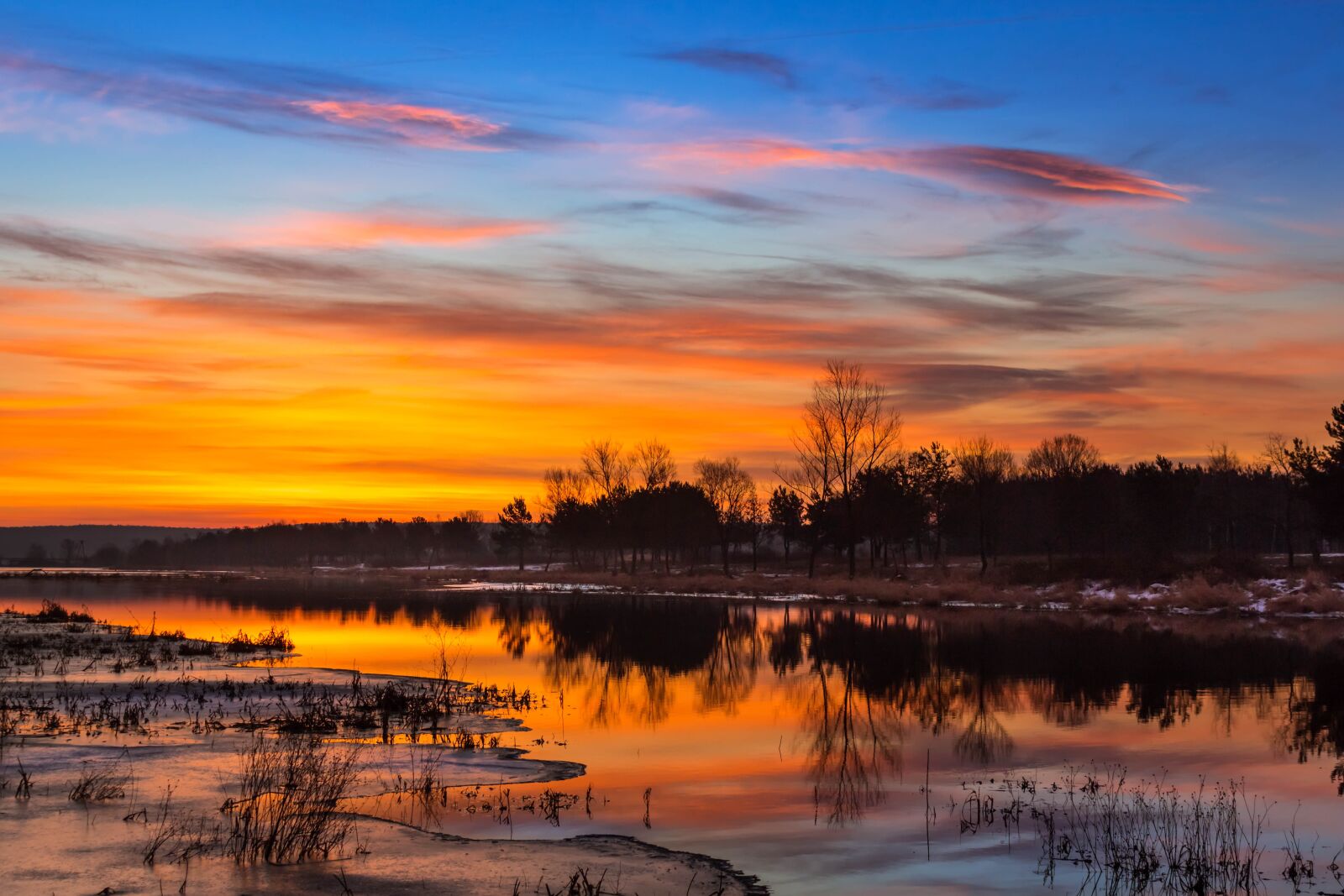 Canon EOS 700D (EOS Rebel T5i / EOS Kiss X7i) sample photo. Sunrise, lake, morning dawn photography