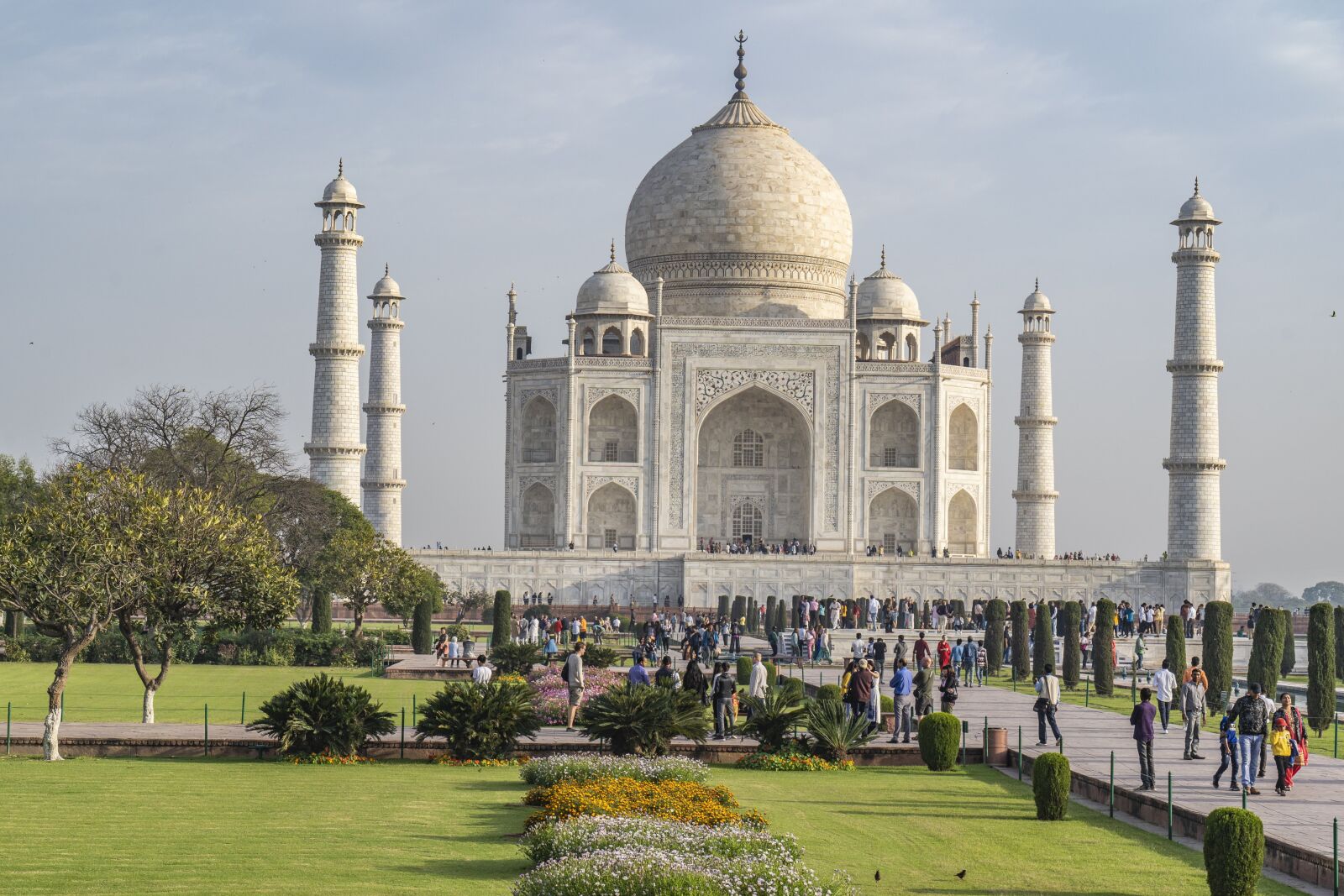 Sony a7 III + Sony Vario Tessar T* FE 24-70mm F4 ZA OSS sample photo. Taj mahal, india, agra photography