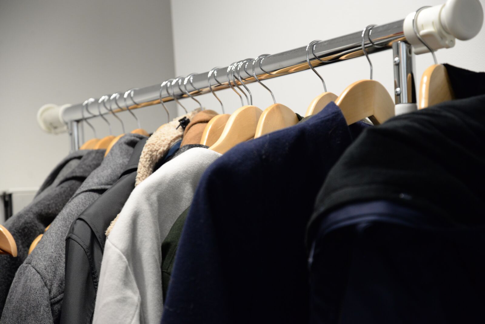 Nikon D610 sample photo. Hanger, cloths, jacket photography
