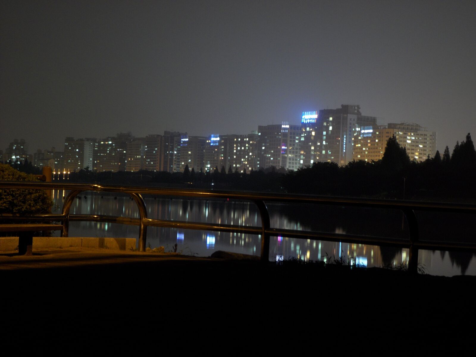 Samsung PL150 / VLUU PL150 /  TL210 /  PL151 sample photo. 호수, 일산호수공원, 야경 photography