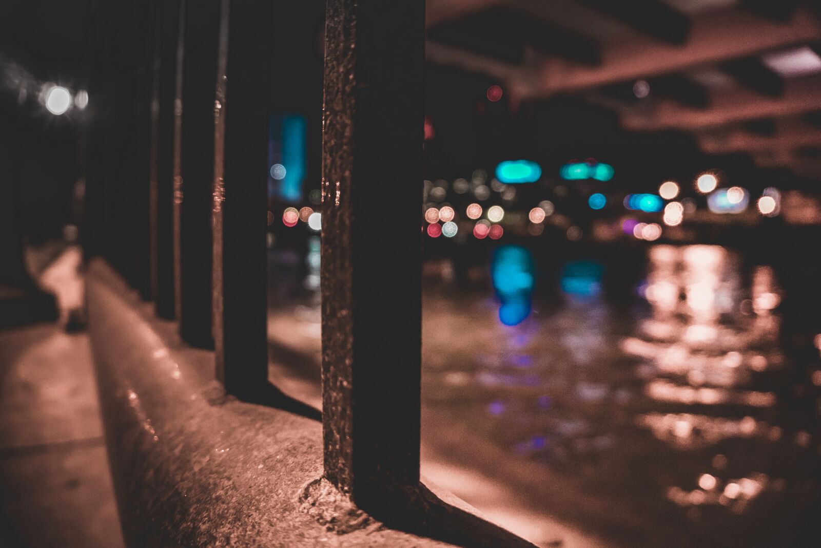 Sony a6300 sample photo. City, lights, blur photography
