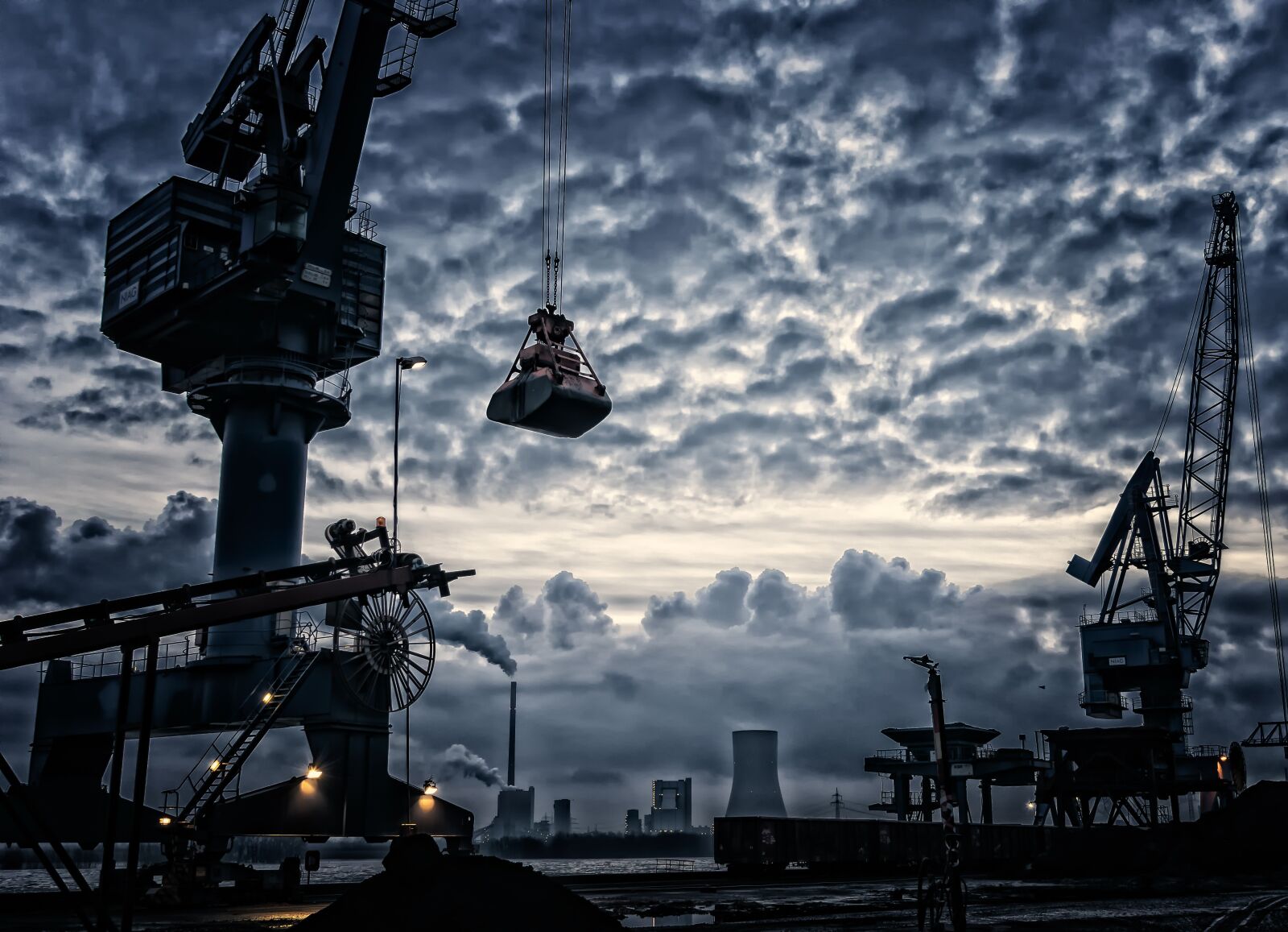 Nikon D3300 sample photo. Port, crane, harbour crane photography