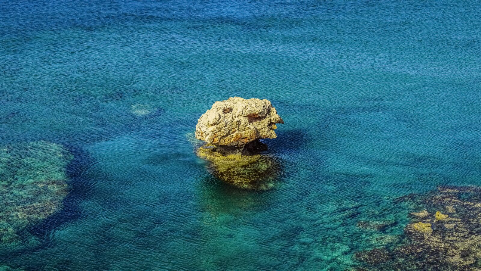 Nikon D3300 sample photo. Rock, sea, blue photography