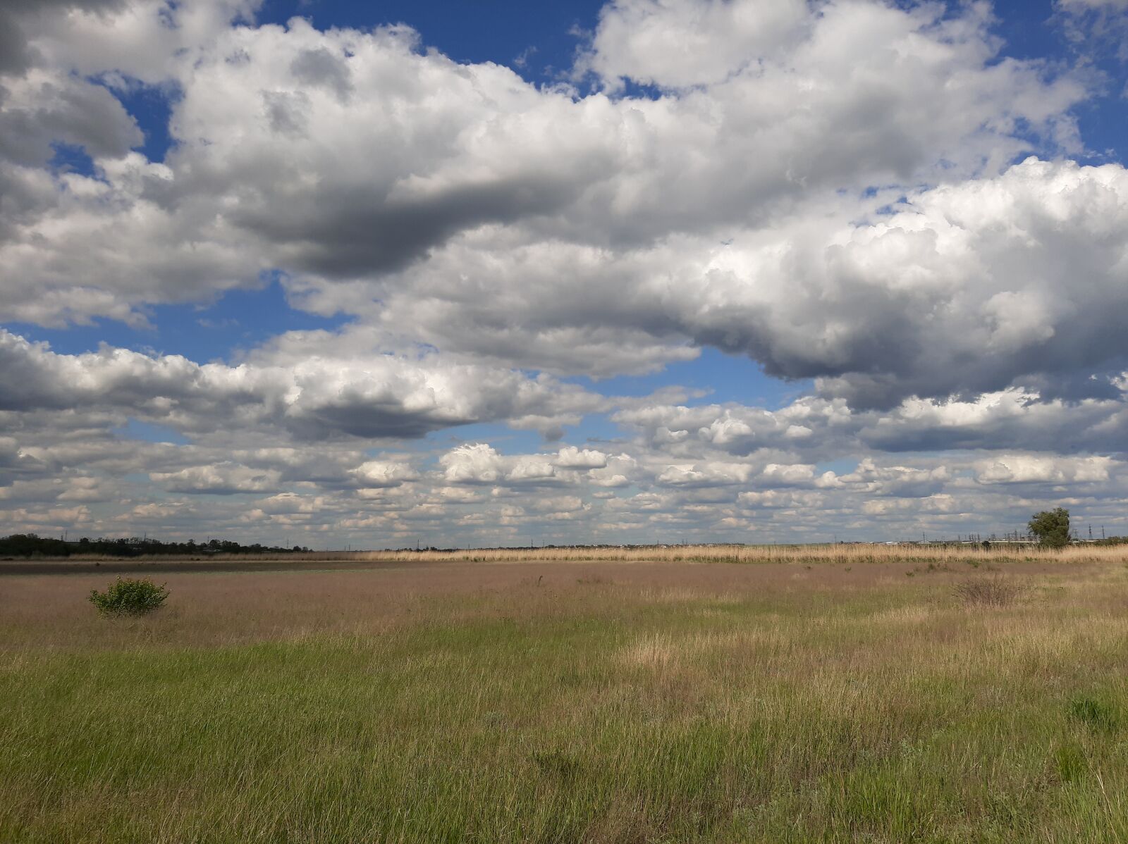 Samsung Galaxy A50 sample photo. Clouds, sky, field photography