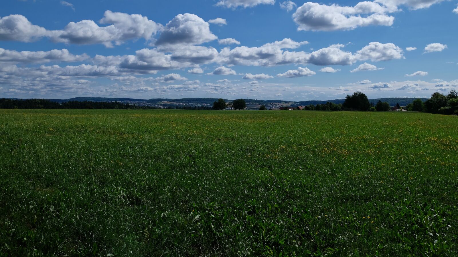 Fujifilm X-T20 sample photo. Meadow, clouds, landscape photography