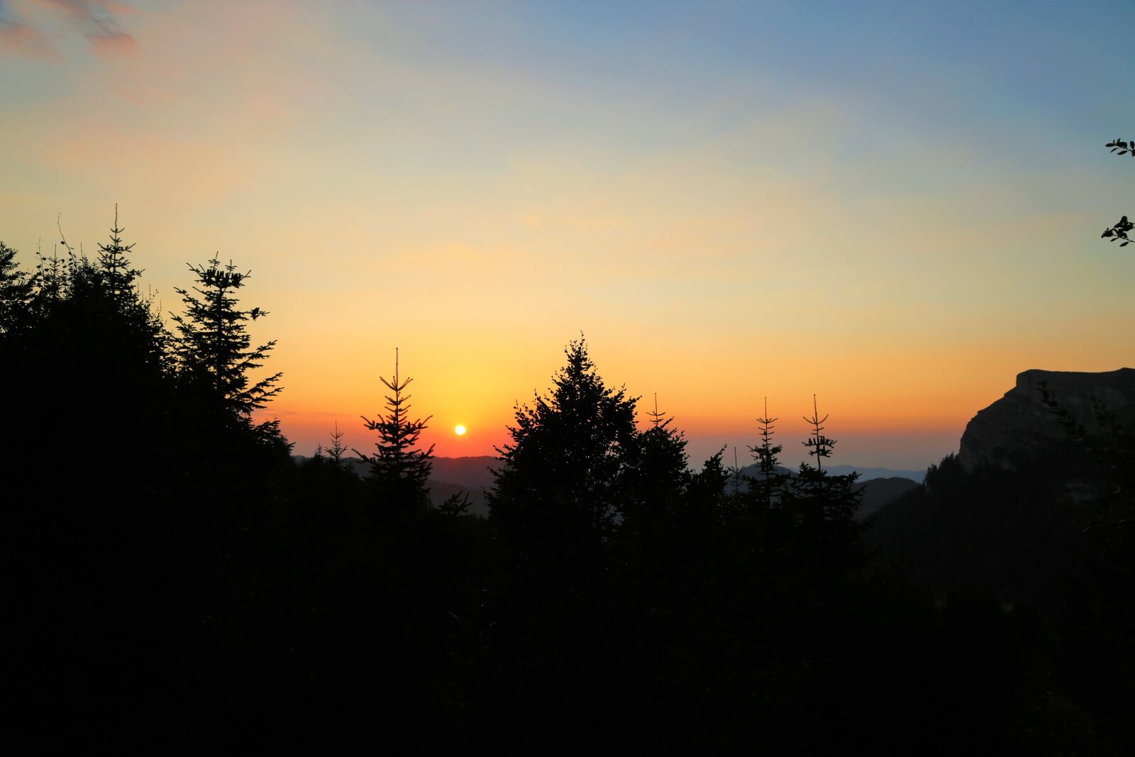 Canon EF 24-105mm F4L IS USM sample photo. Landscape, sunset, forest photography