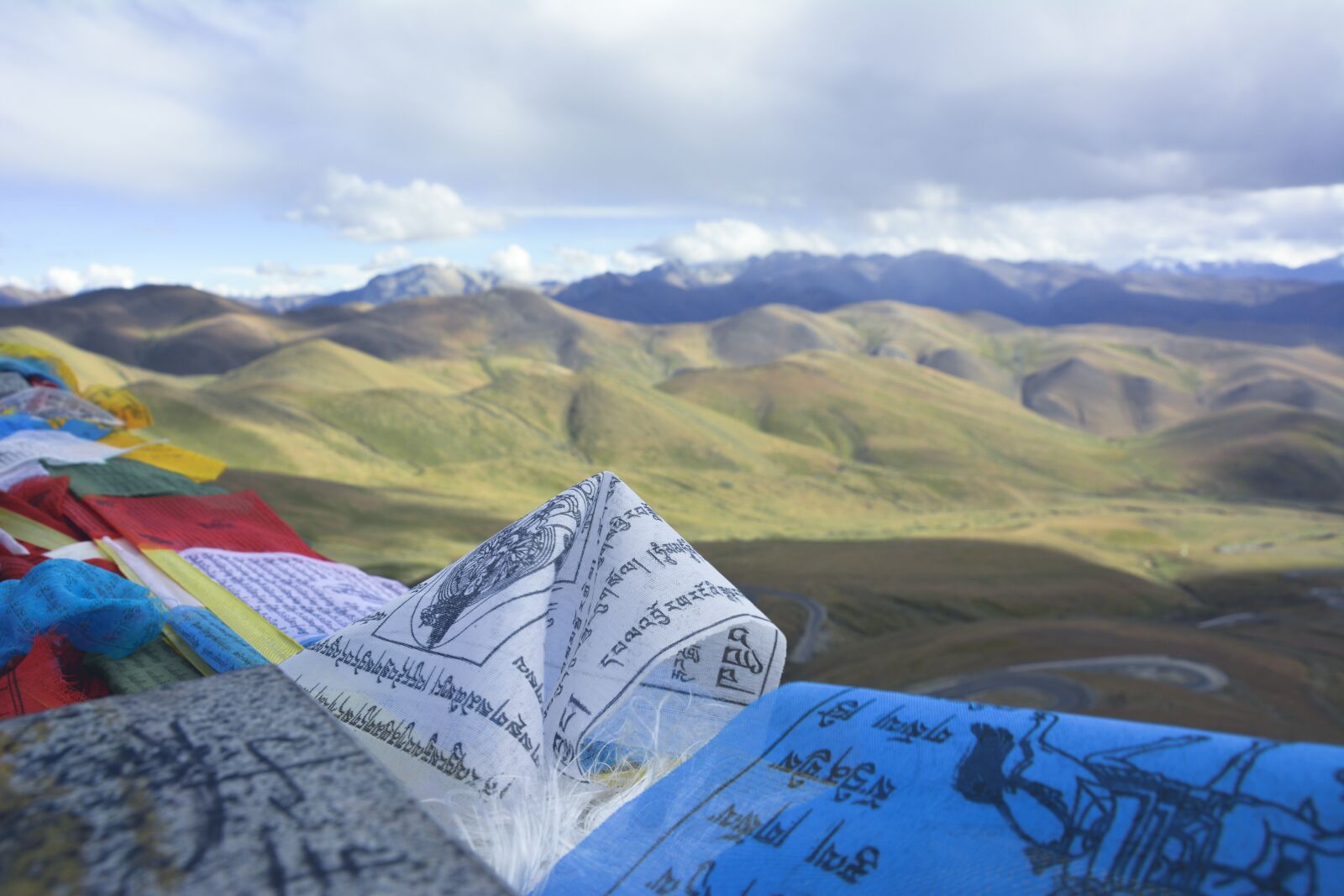 Nikon D5200 sample photo. Tibet, flag, prayer photography