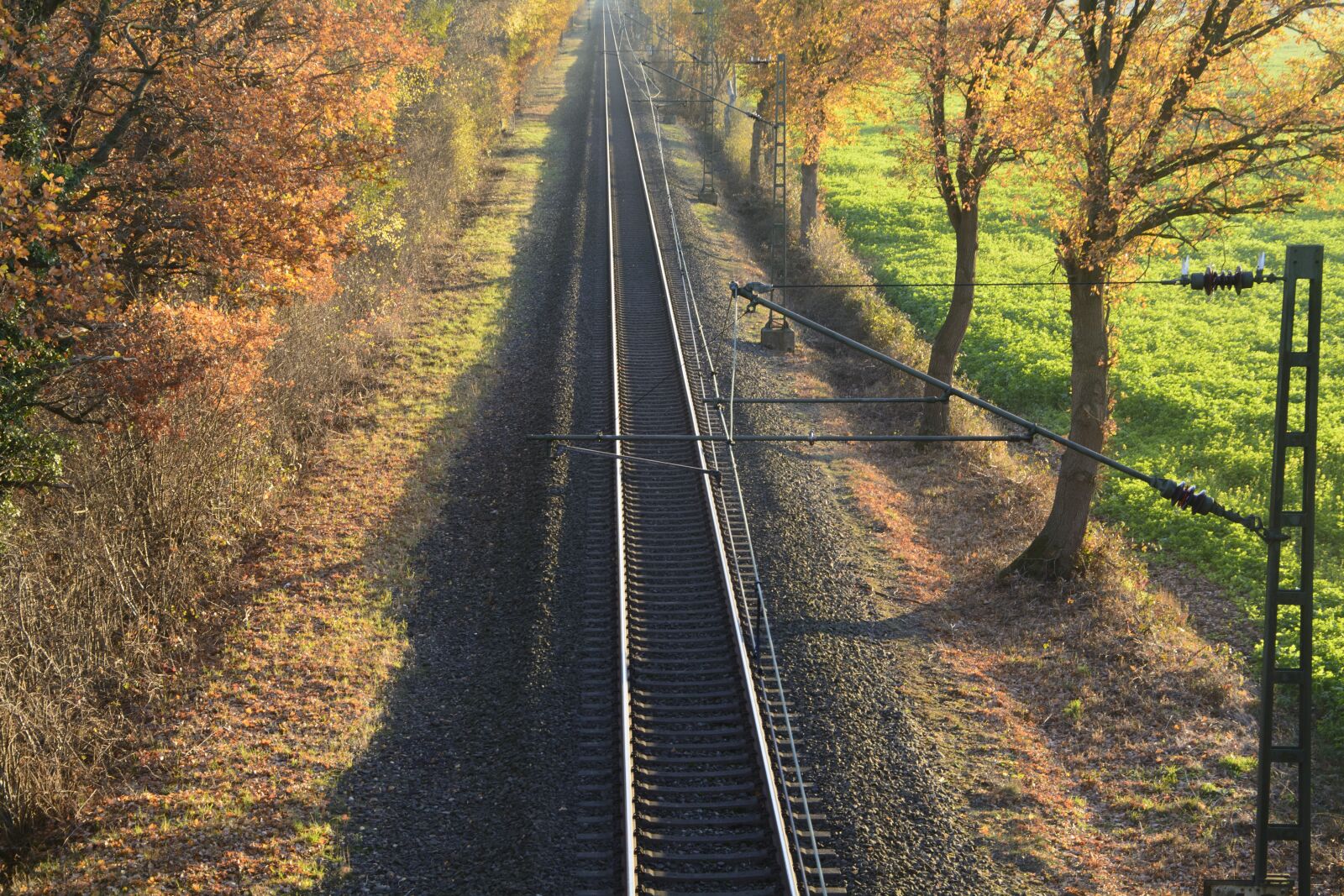 Nikon D7100 sample photo. Rails, railway line, route photography
