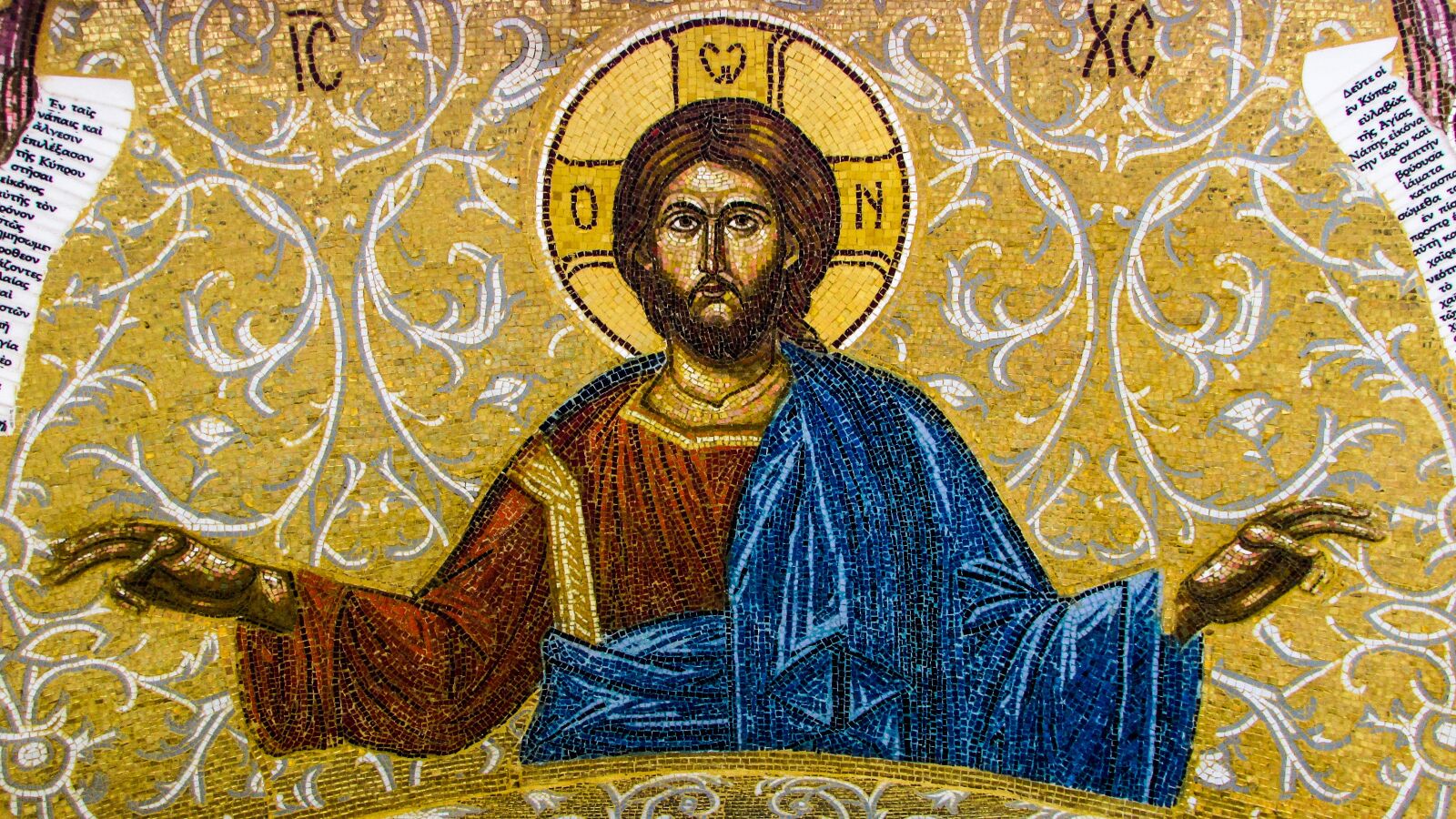 Canon PowerShot SX400 IS sample photo. Mosaic, jesus christ, cyprus photography