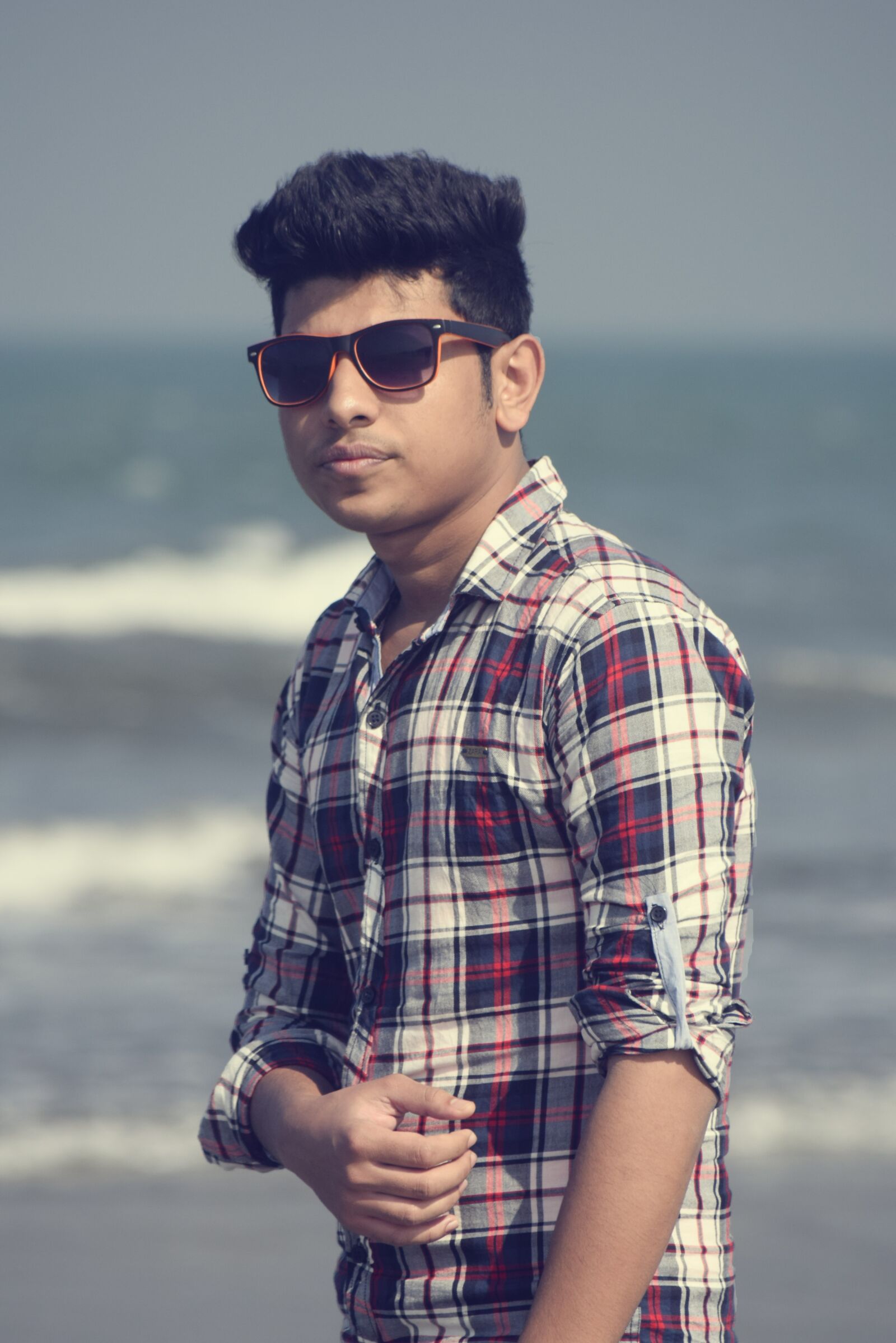 Nikon D3300 sample photo. Boy, model, sea model photography