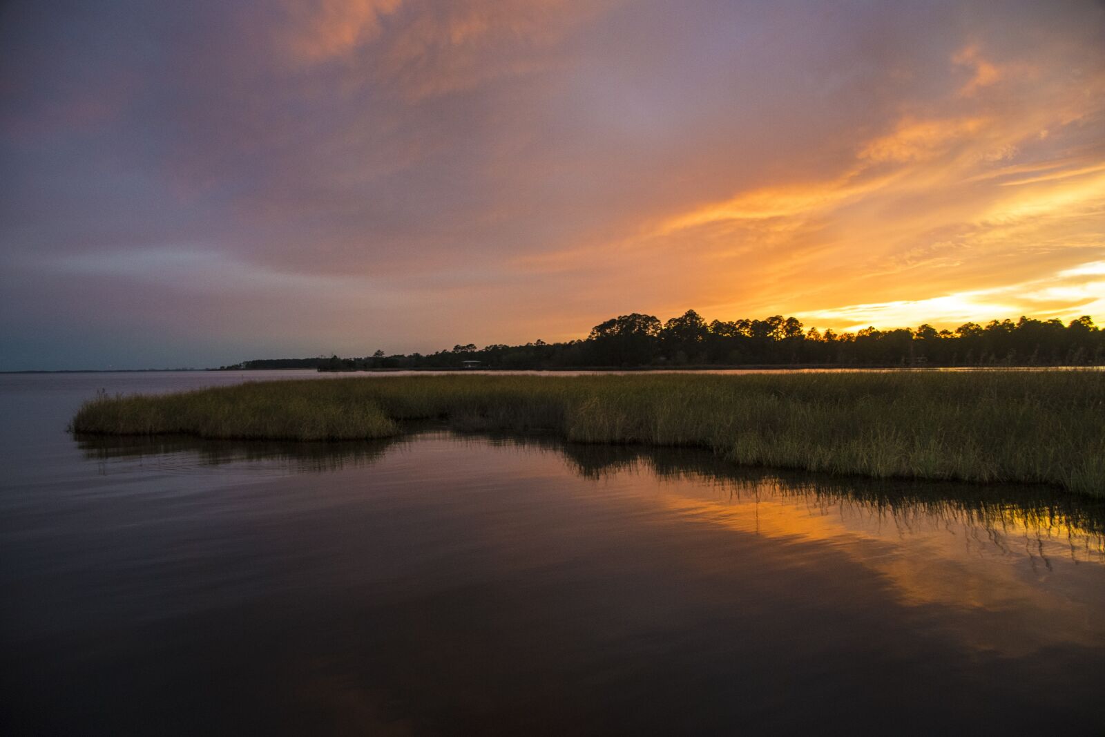 Nikon D5300 sample photo. Sunset, bayou, florida photography