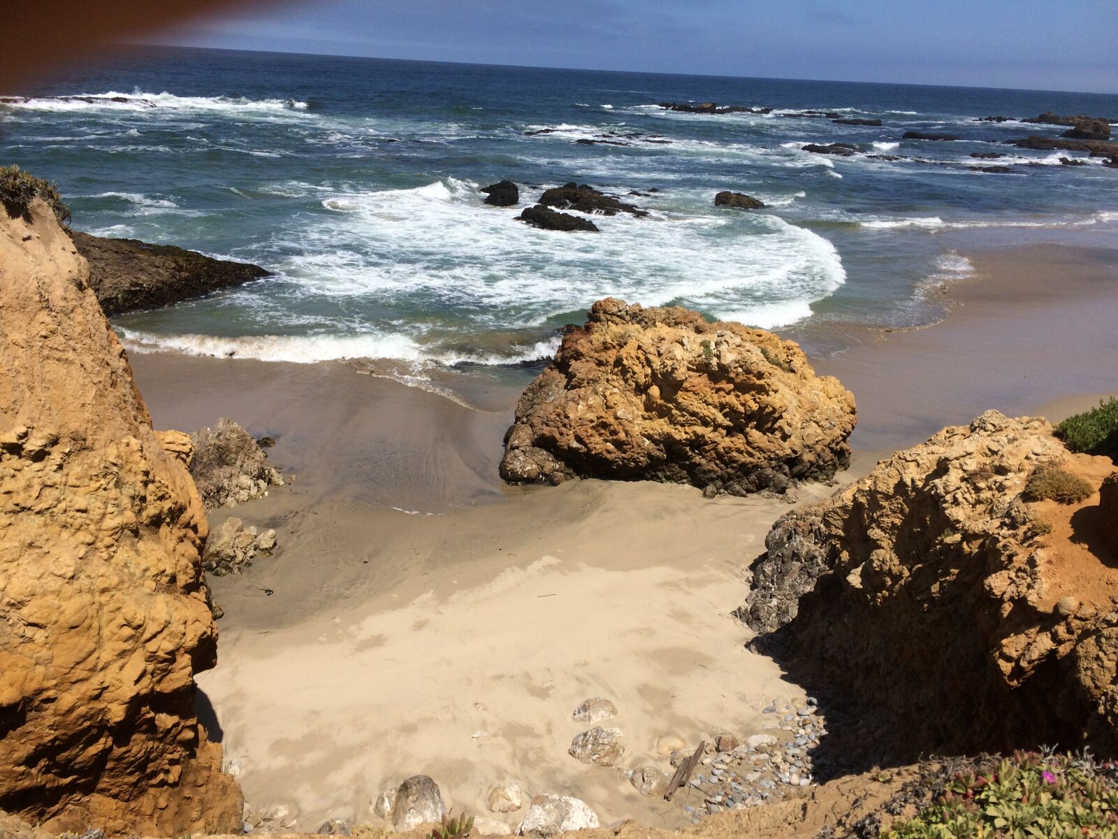 iPhone 5s back camera 4.15mm f/2.2 sample photo. California, sea, pacific photography
