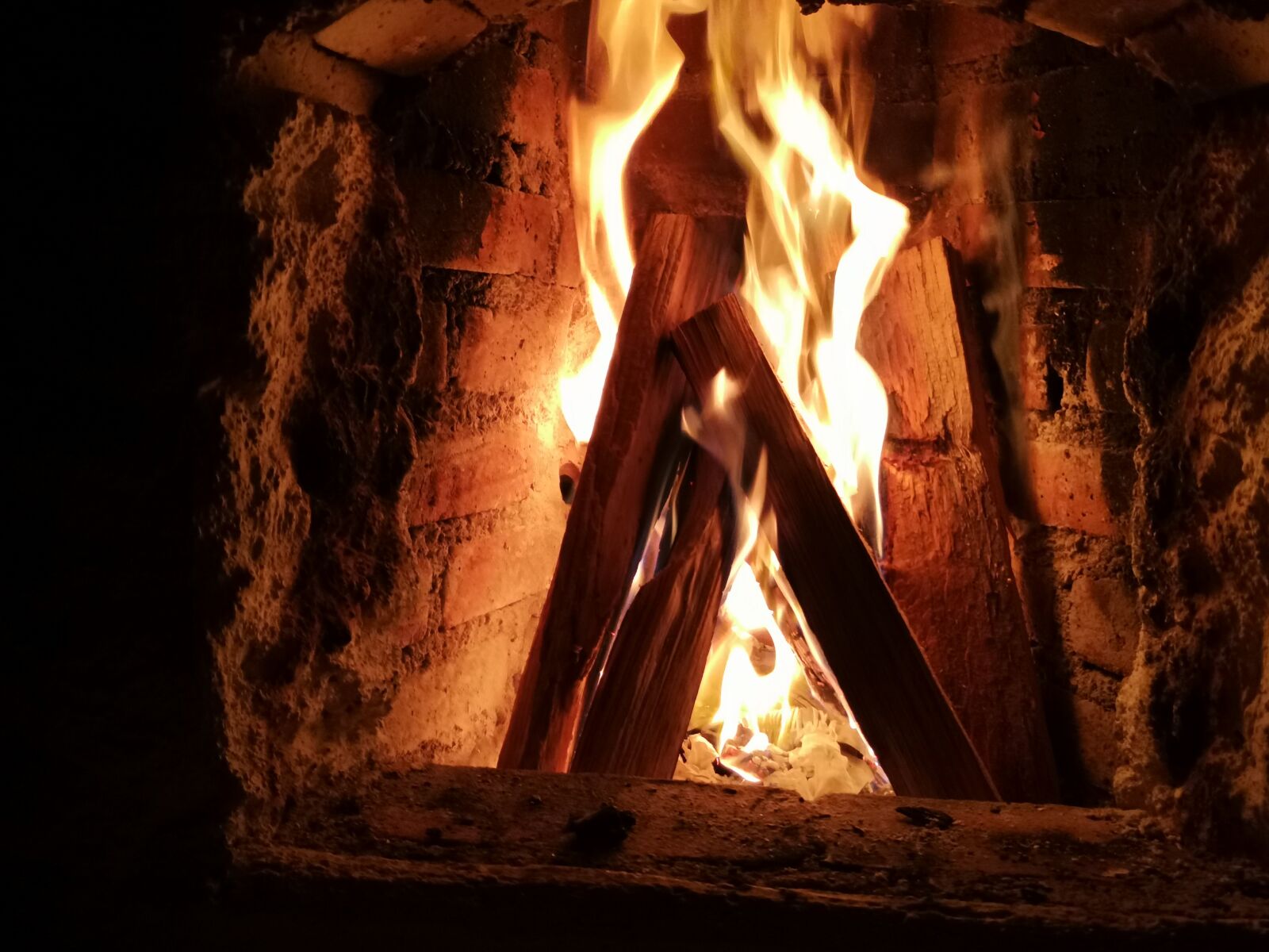HUAWEI LYA-L29 sample photo. Fireplace, fire, flame photography
