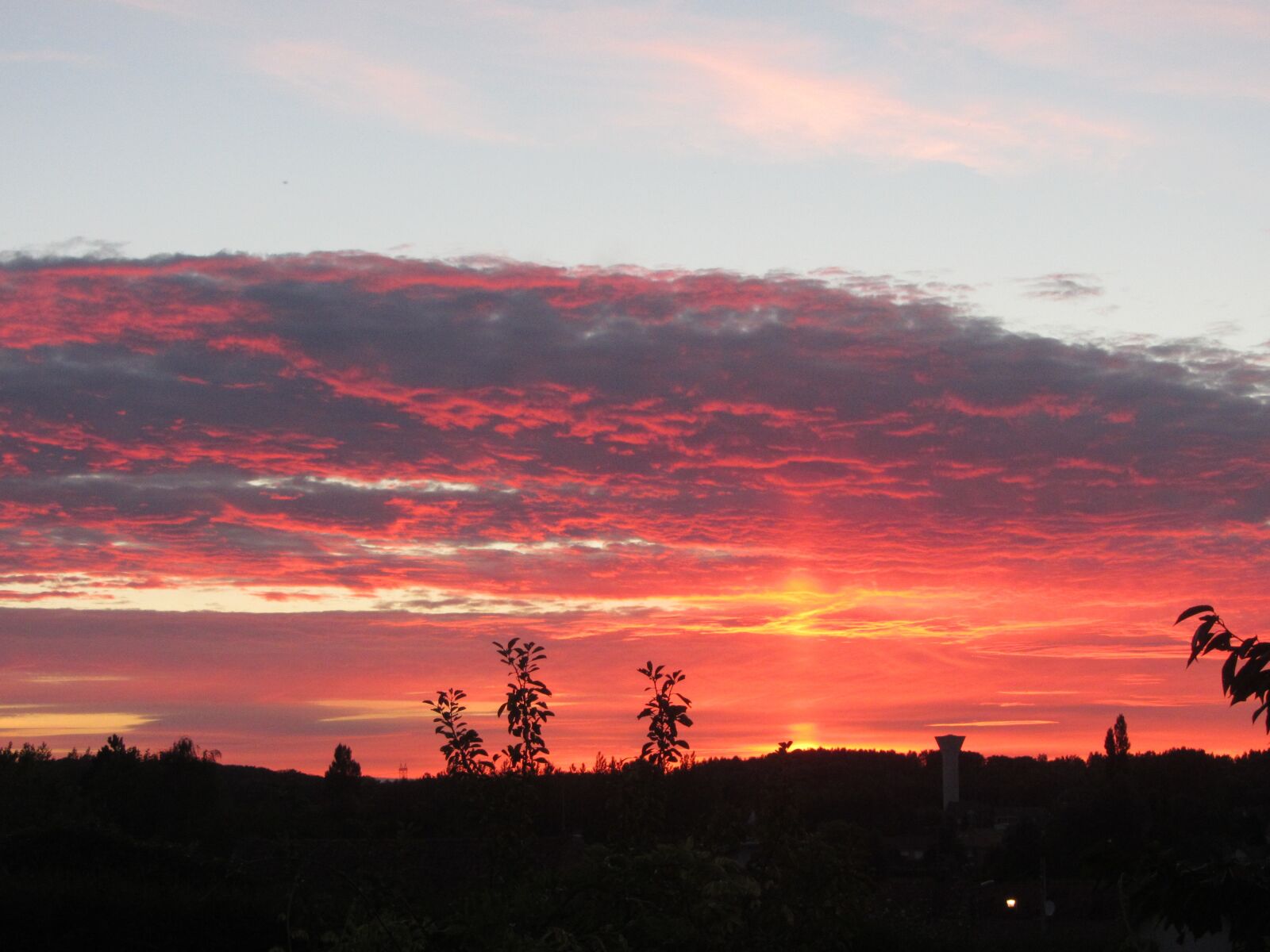 Canon PowerShot SX220 HS sample photo. Sunset, sky, color orange photography