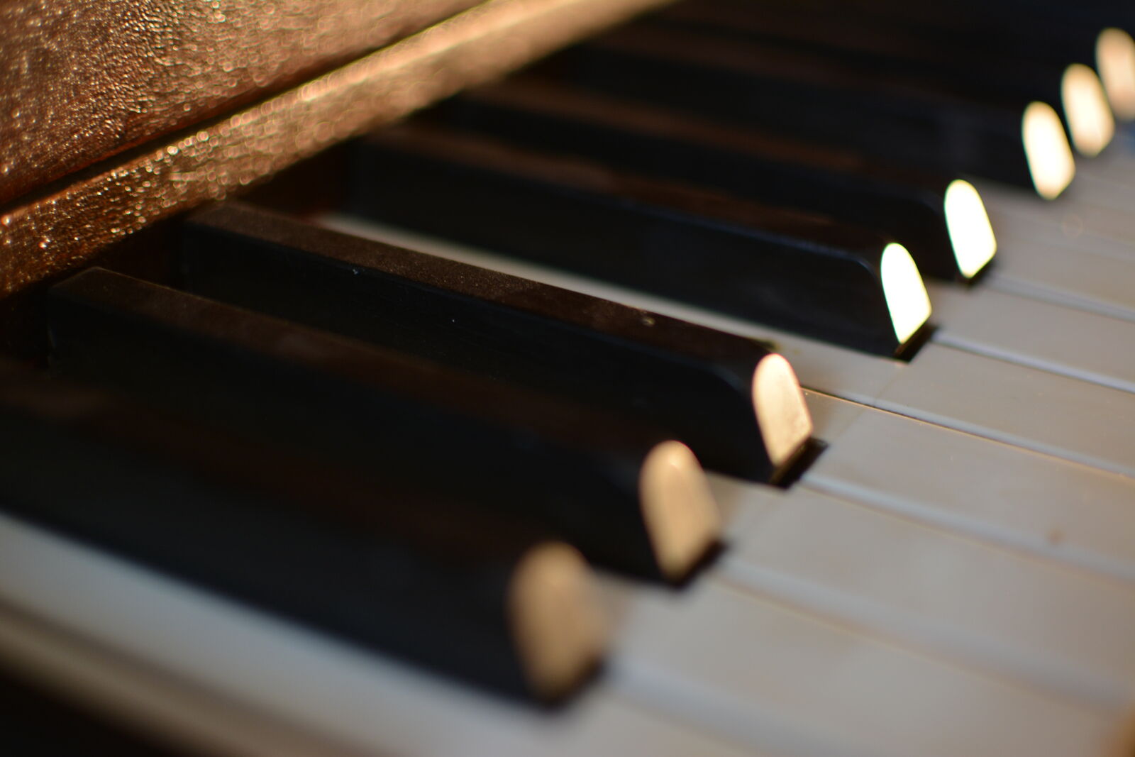 Nikon D5200 + Nikon AF-S DX Nikkor 35mm F1.8G sample photo. Ivory, keyboard, music, musical photography