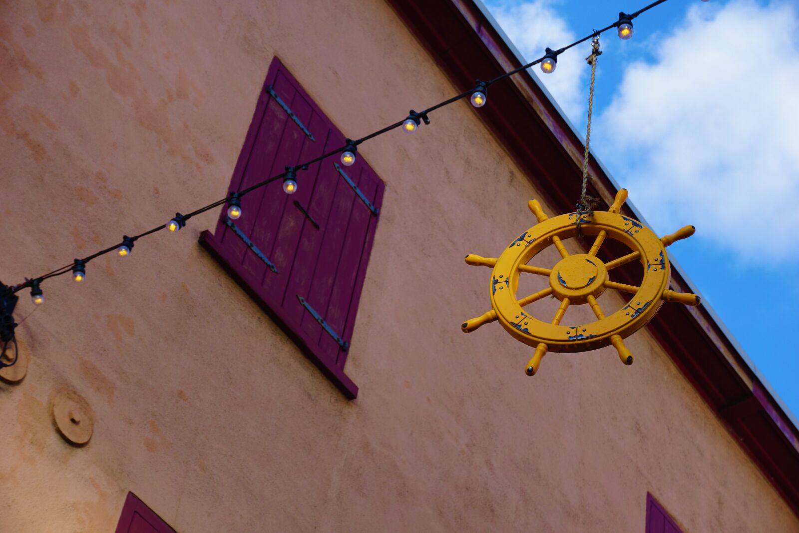 Sony a6000 sample photo. Blue, sky, boat, building photography