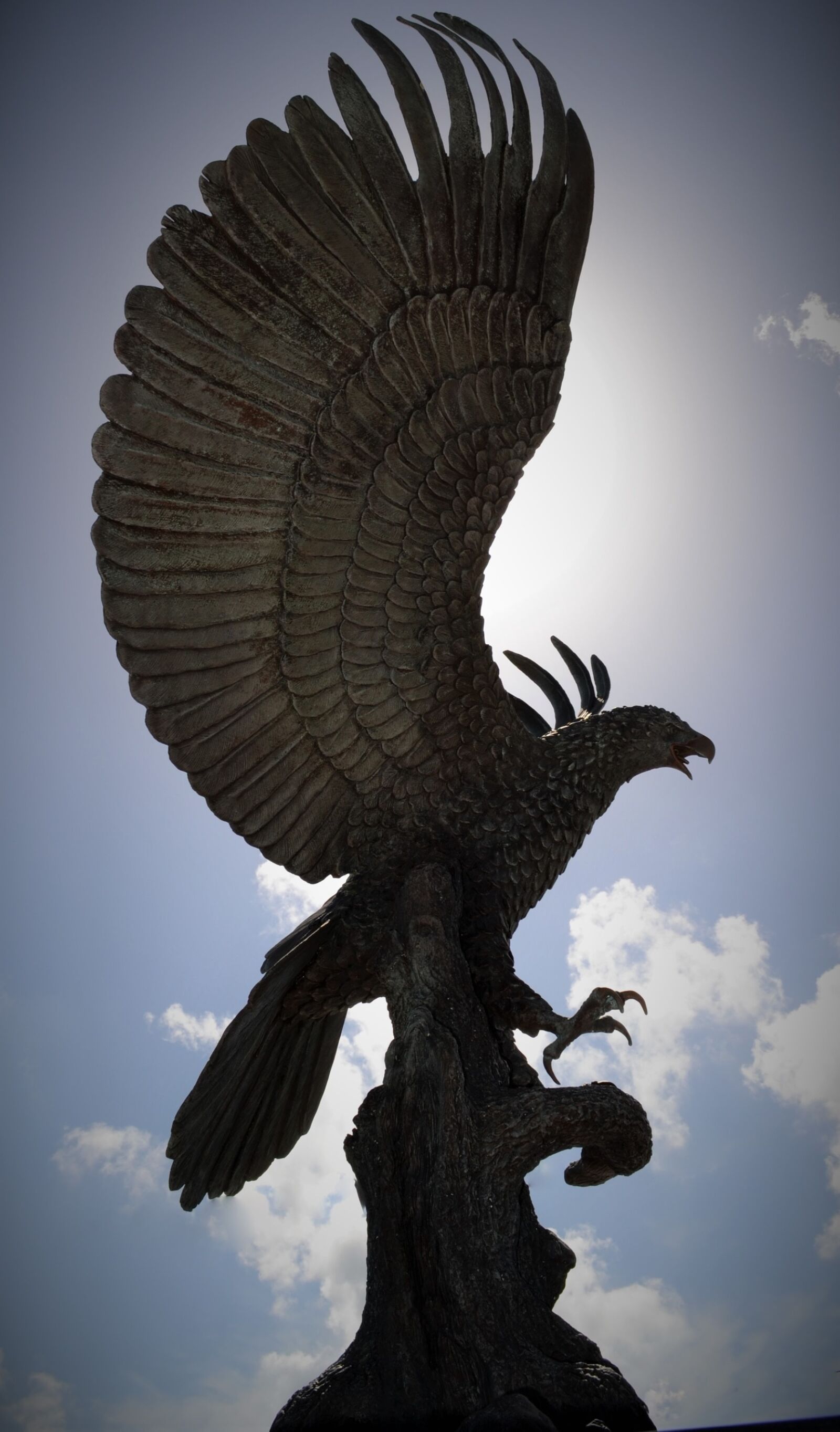 Nikon D3100 sample photo. Eagle, statue, monument photography