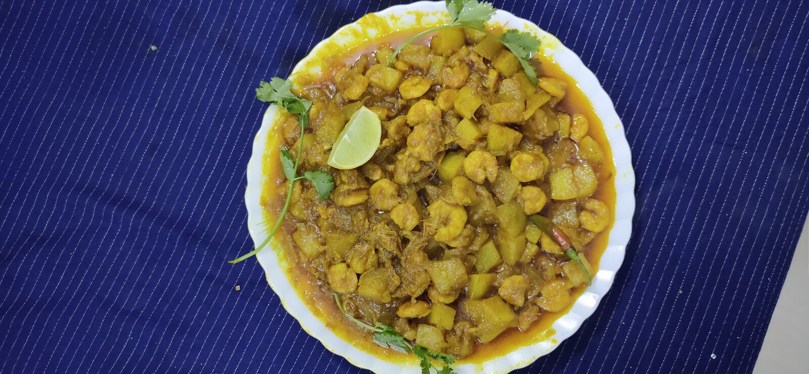 Realme XT sample photo. Indian food, prawn, cuisine photography